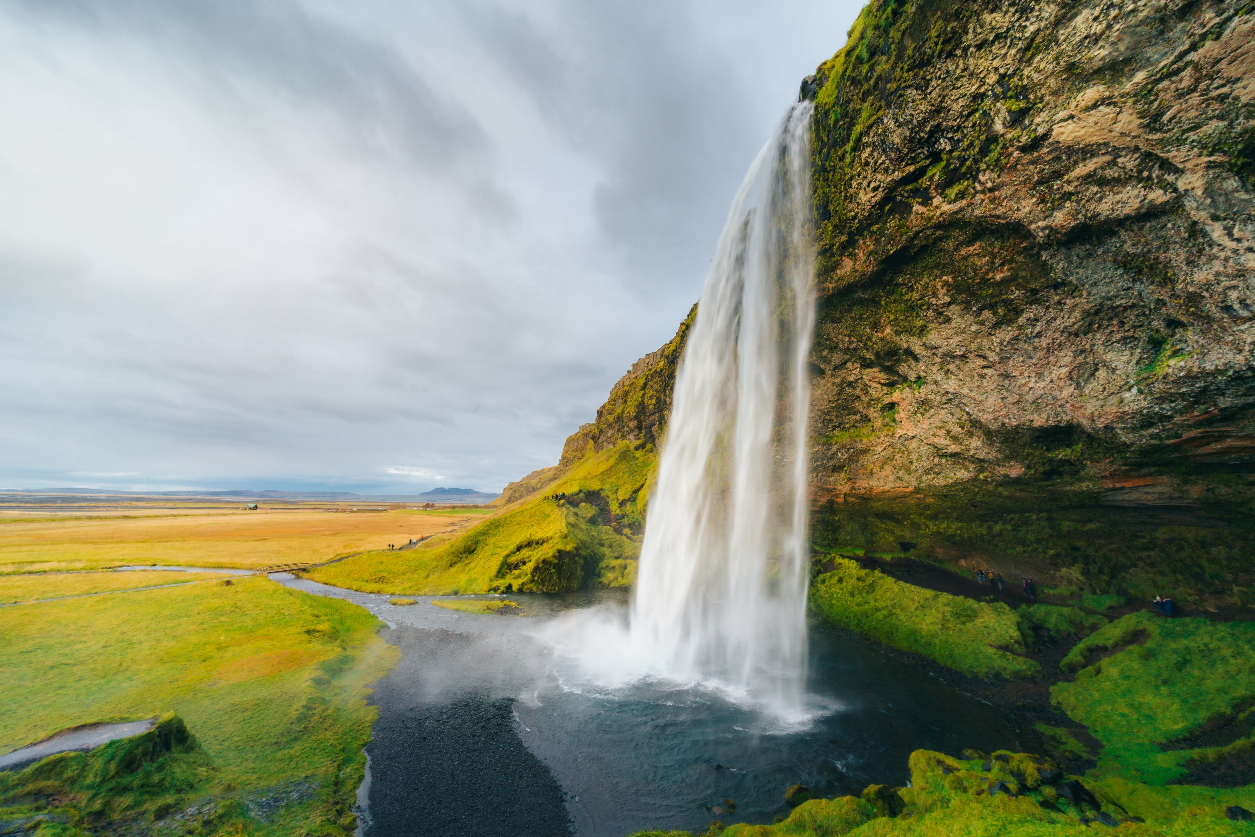 Seljalandsfoss Waterfall in Iceland 4K HD Wallpaper