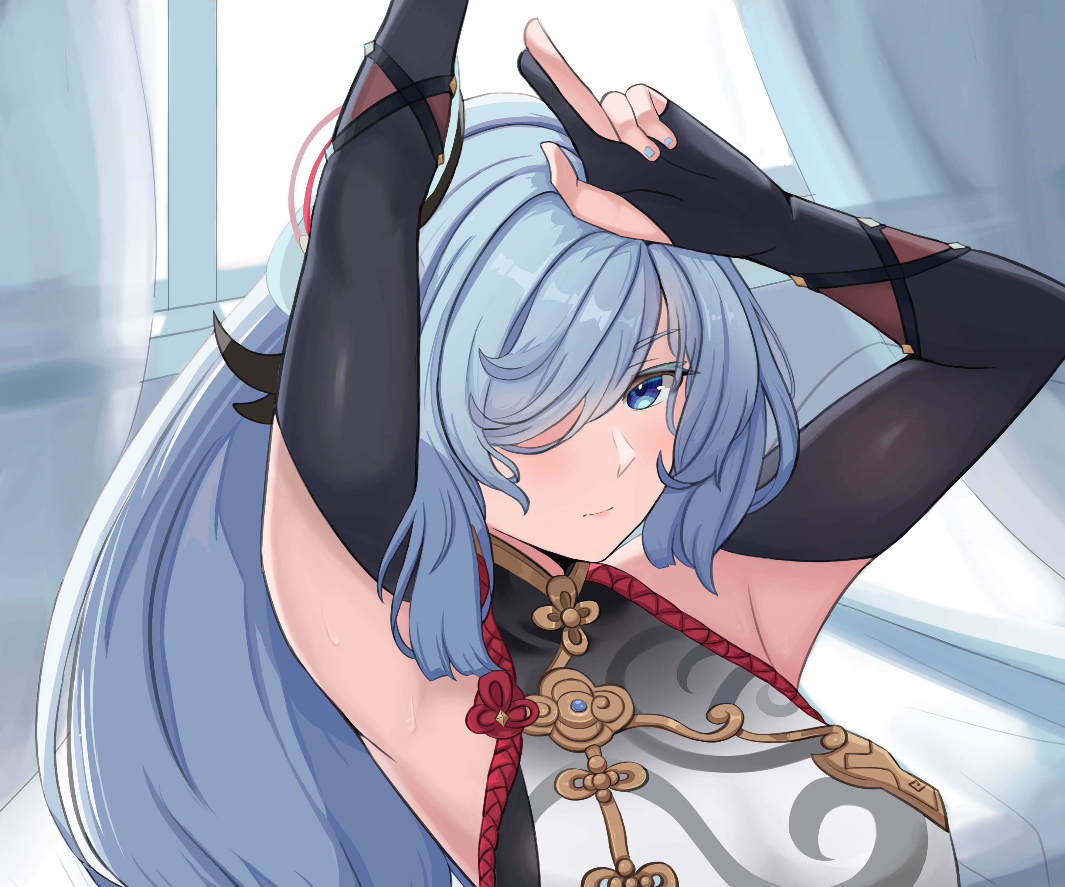 Shenhe from Genshin Impact HD Wallpaper
