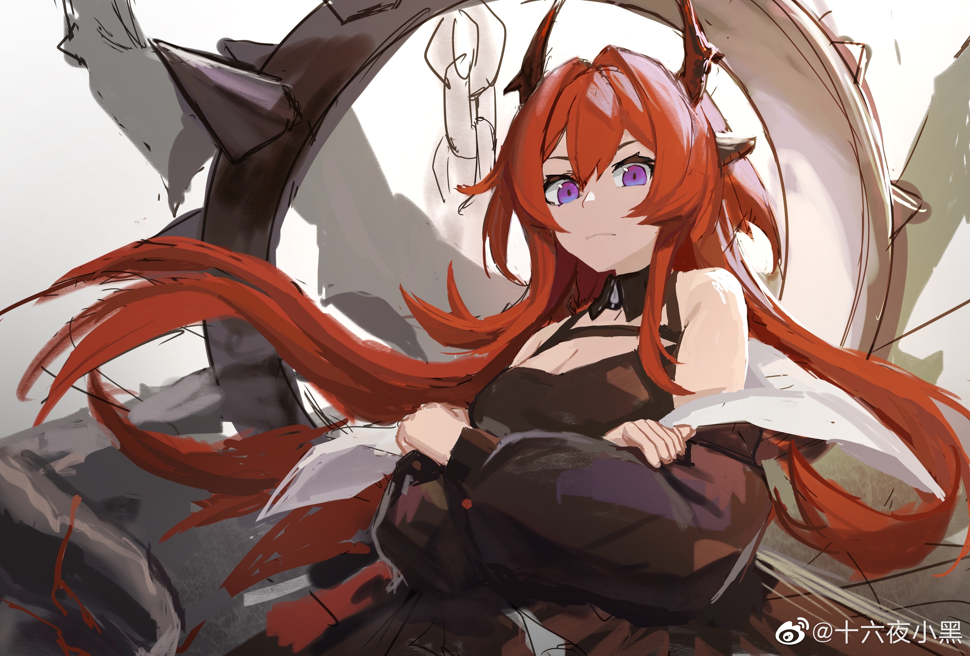 Surtr from Arknights HD Wallpaper