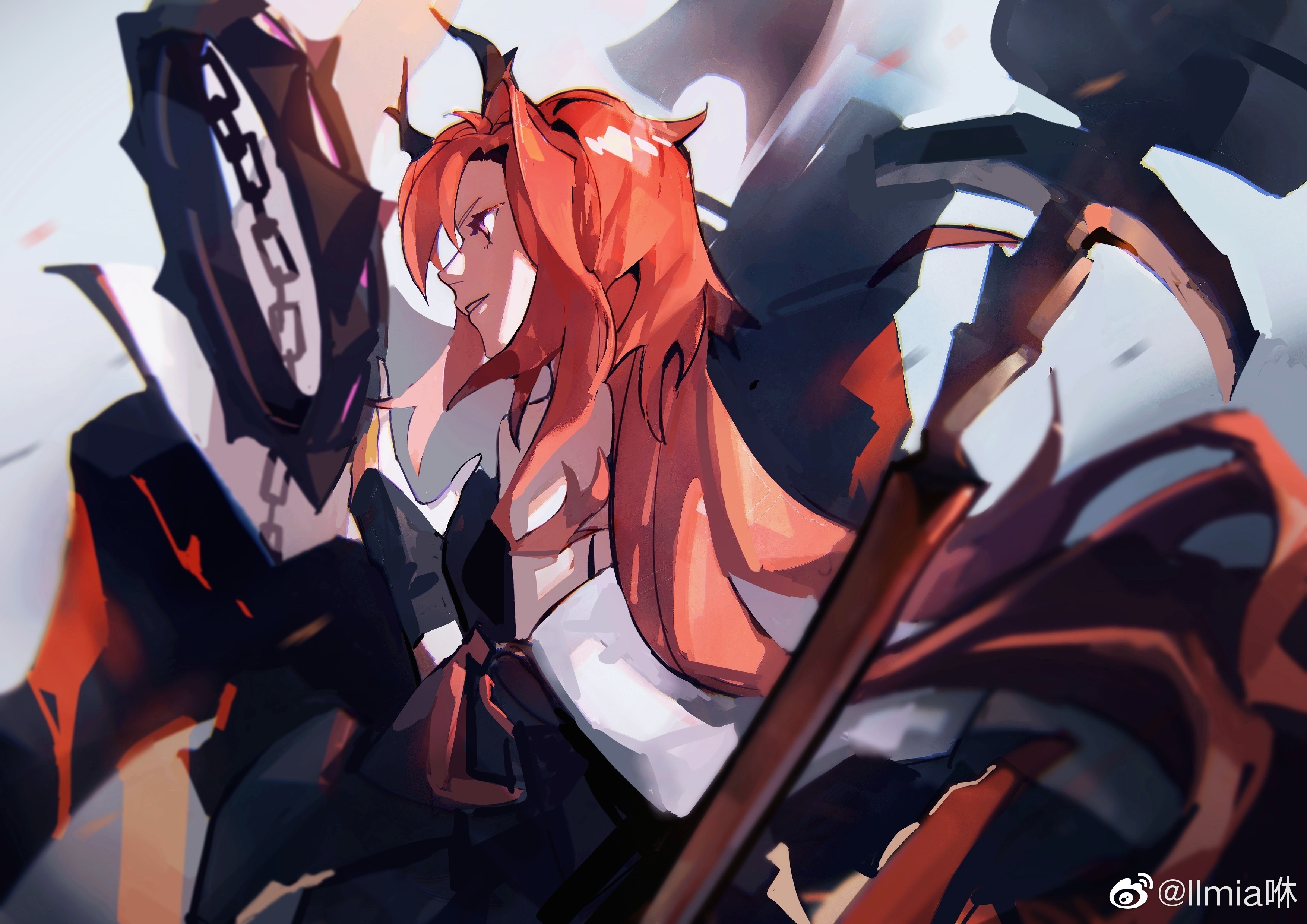 Surtr from Arknights HD Wallpaper