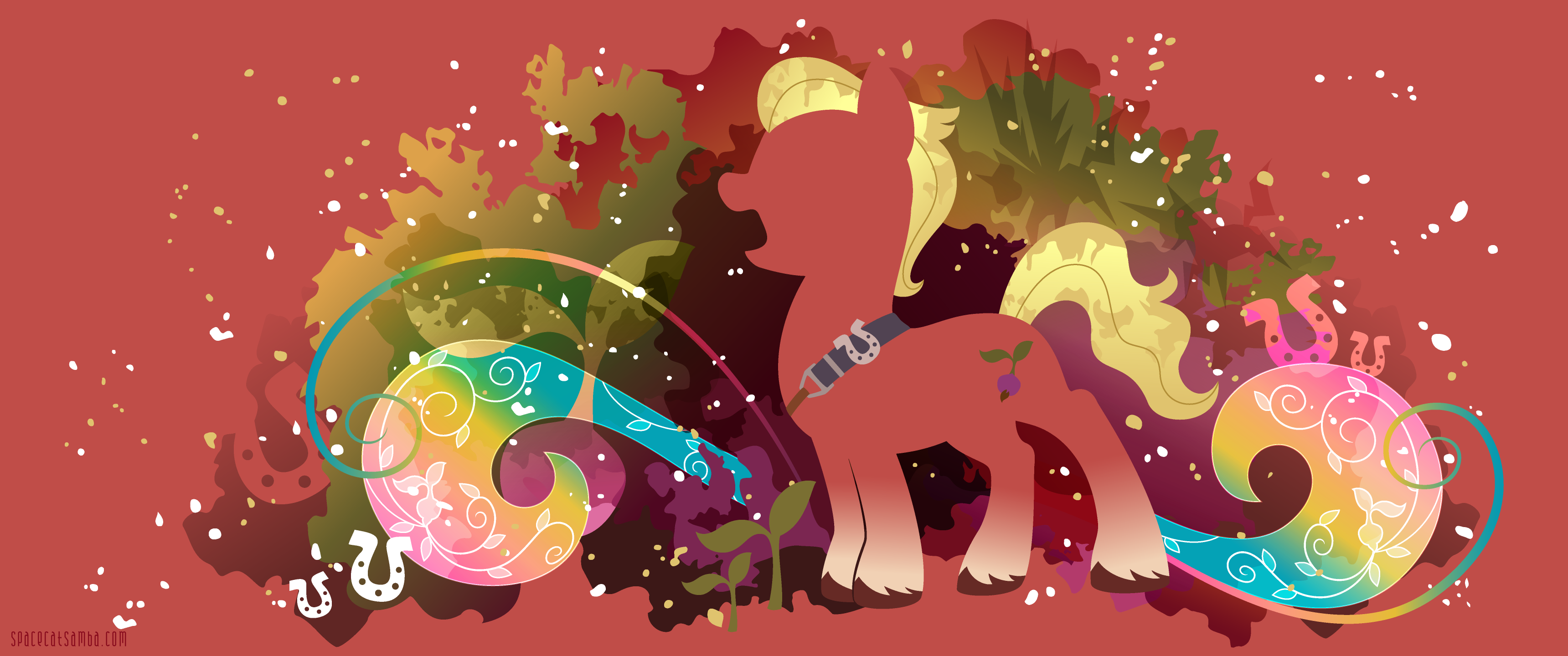 Sprout Cloverleaf from My Little Pony Minimalist Art HD Wallpaper