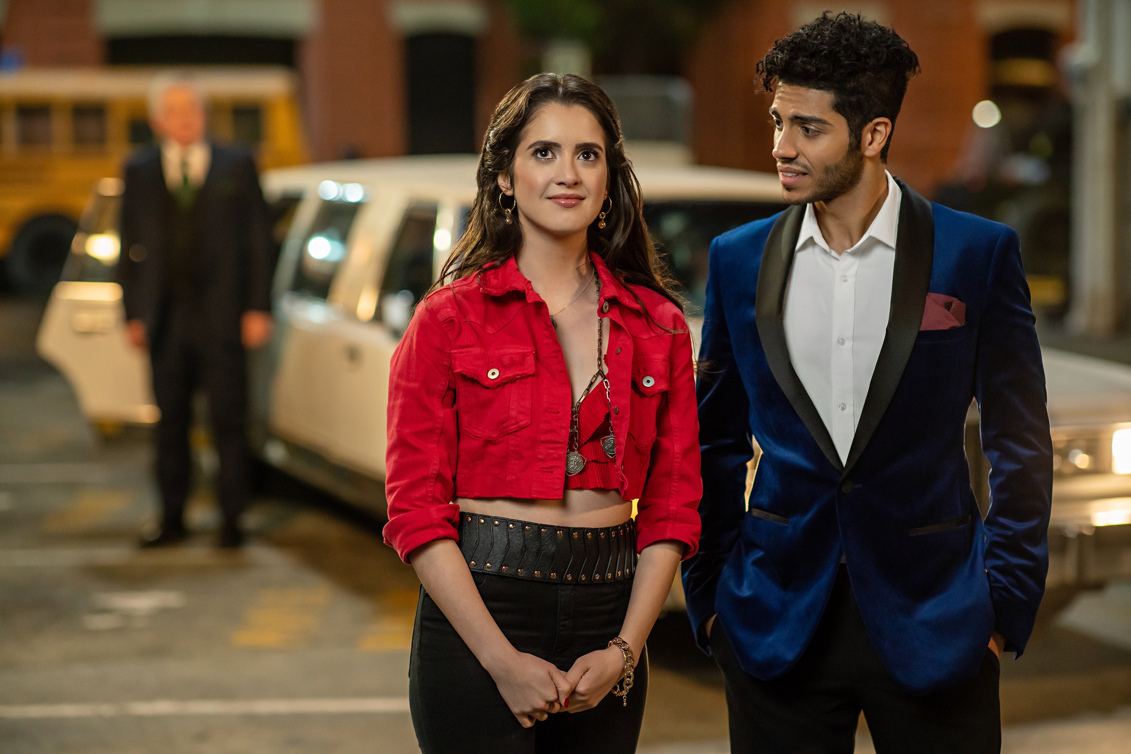 Laura Marano and Mena Massoud in The Royal Treatment HD Wallpaper