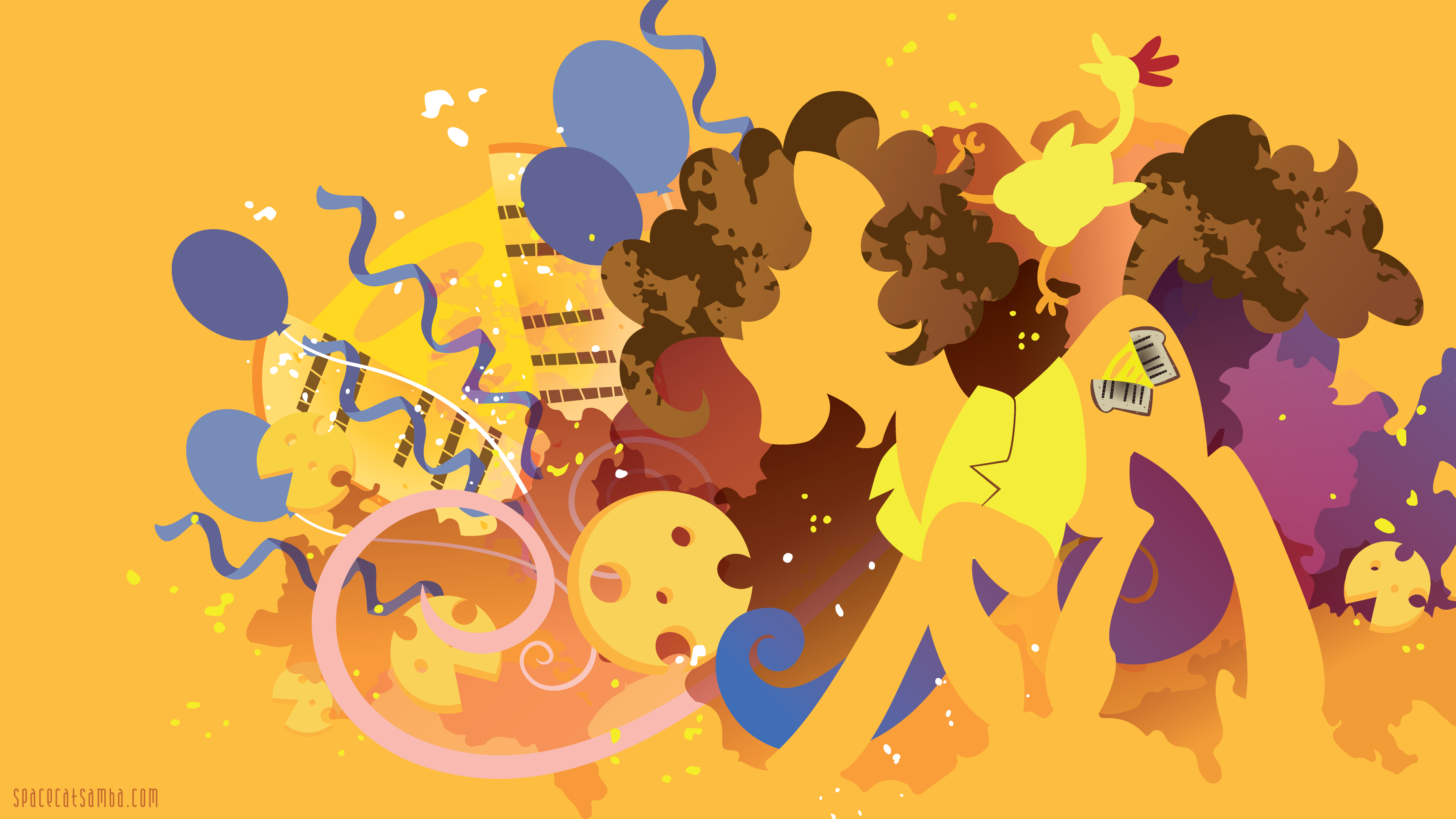 Cheese Sandwich from My Little Pony 4K HD Wallpaper