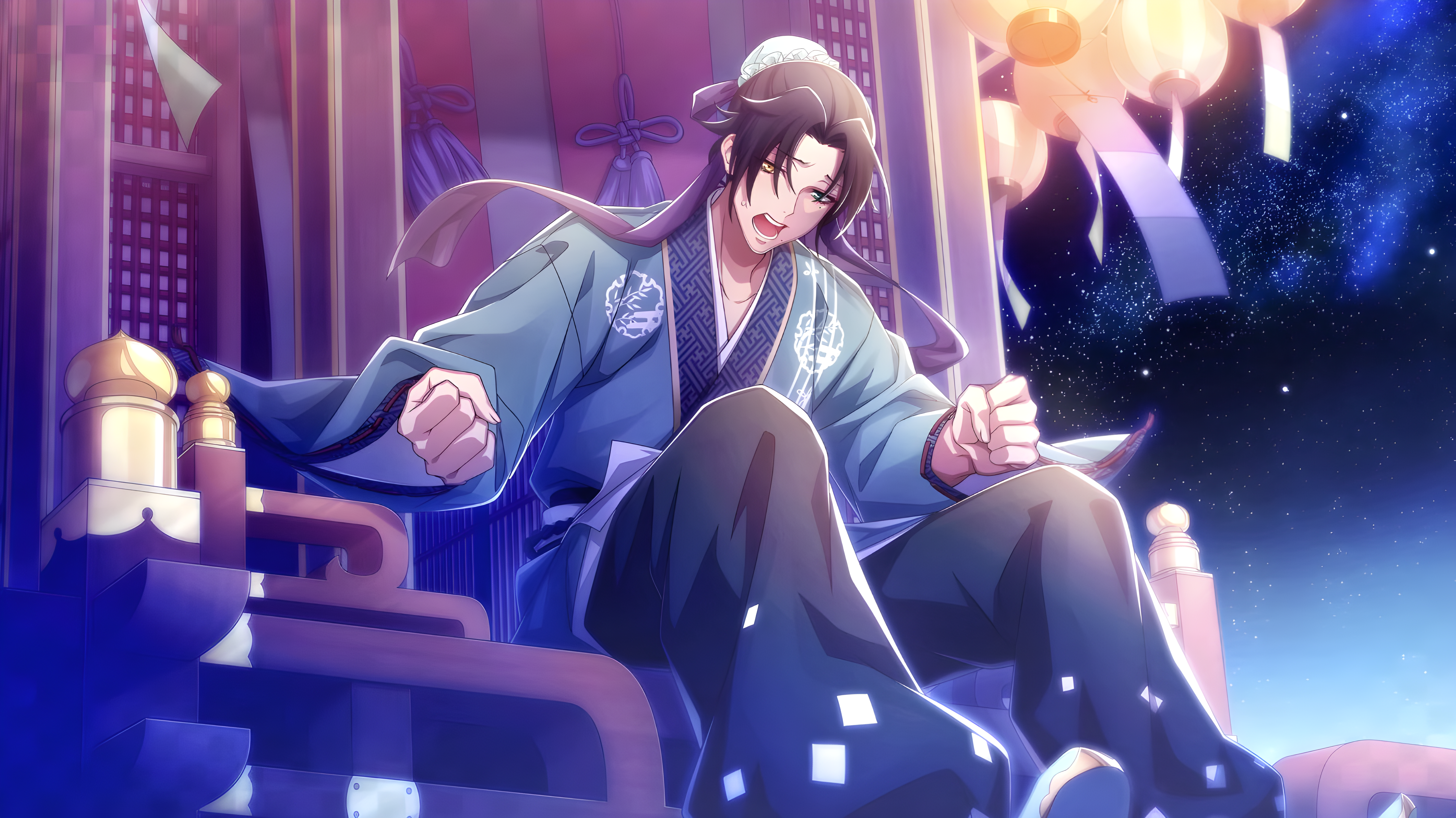 Jiro Yamada from Hypnosis Mic 4K HD Wallpaper