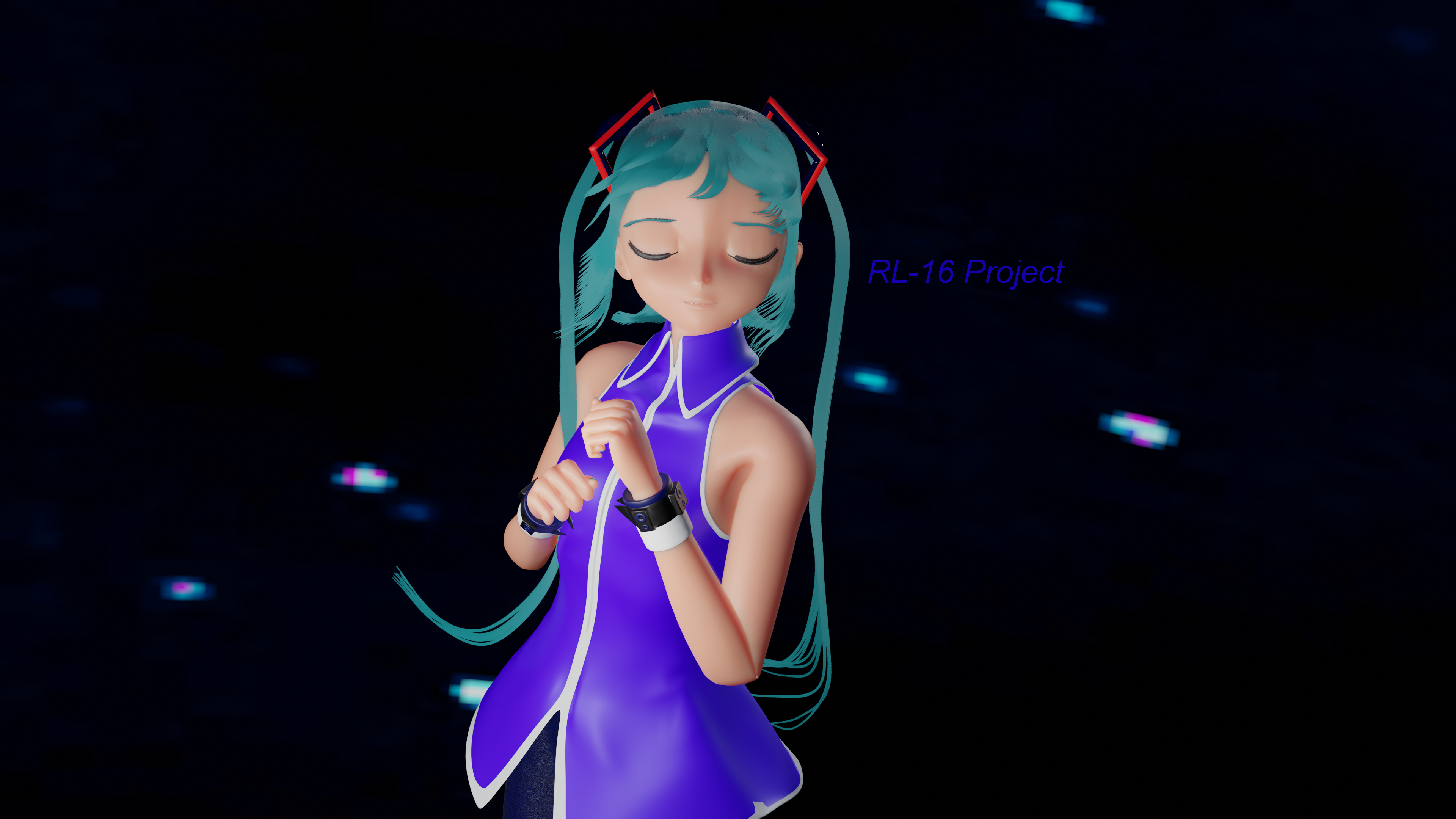 Hatsune Miku from RL-16 Project HD Wallpaper