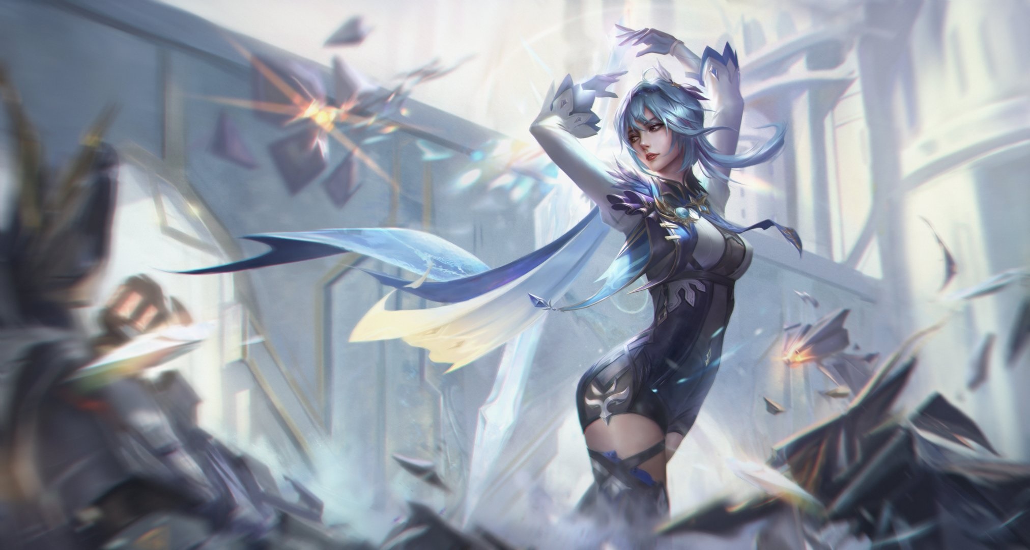 Eula from Genshin Impact HD Wallpaper