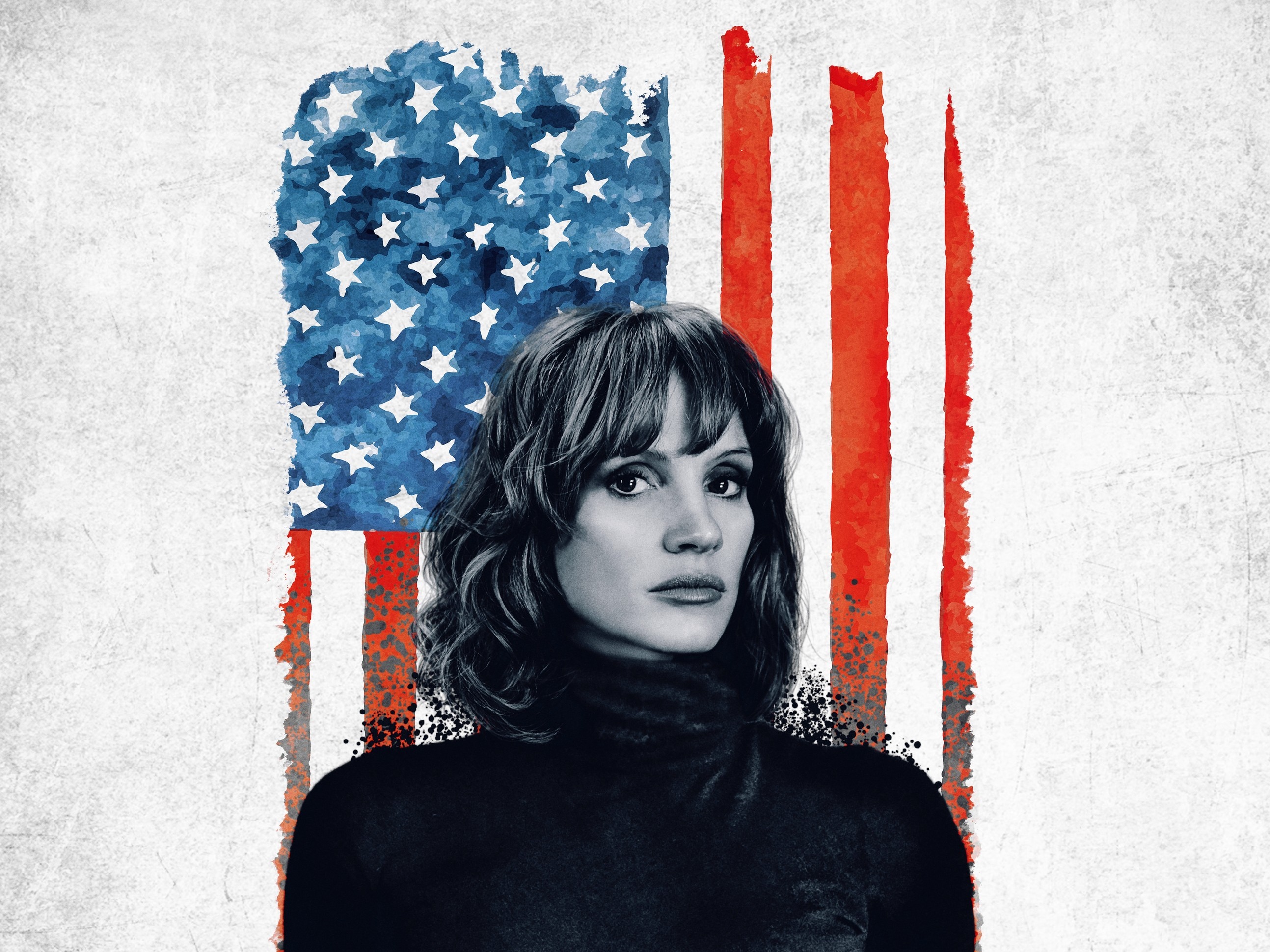 Jessica Chastain in The 355 HD Wallpaper