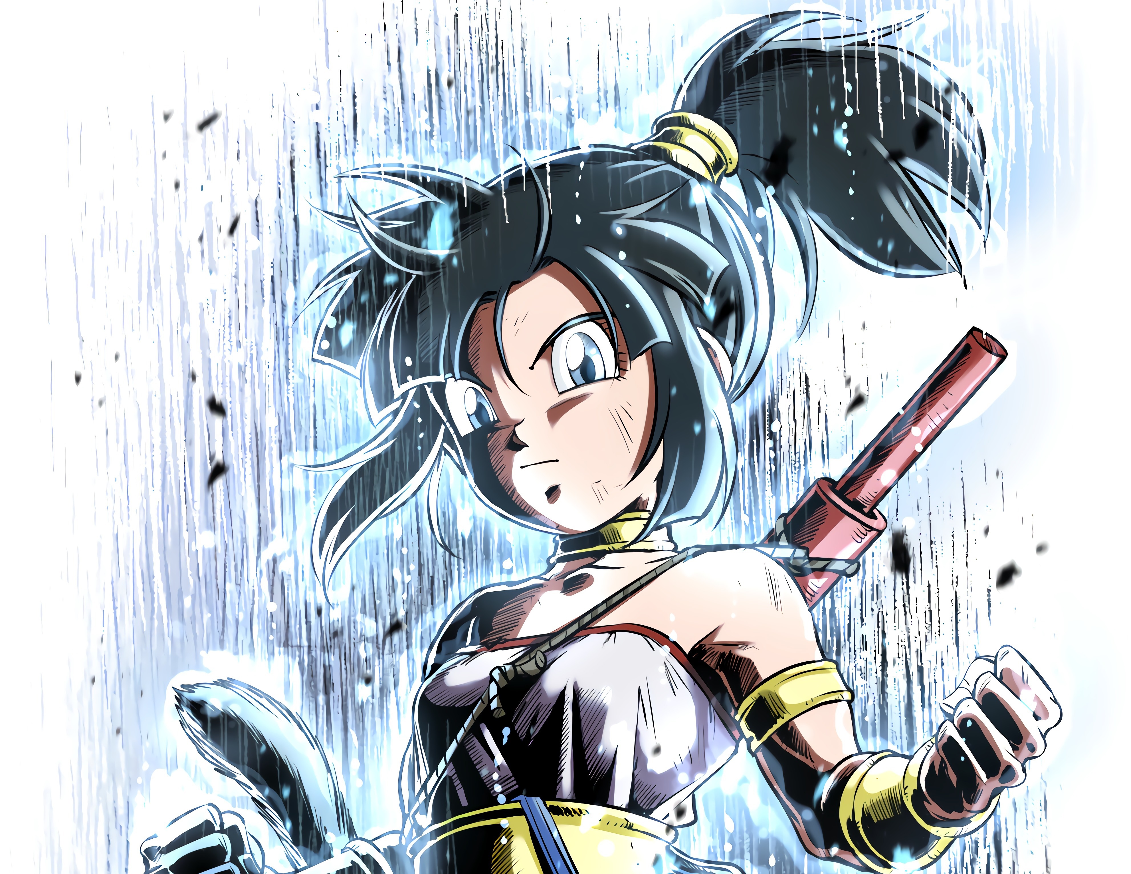 Pan from Dragon Ball GT 4K HD Wallpaper