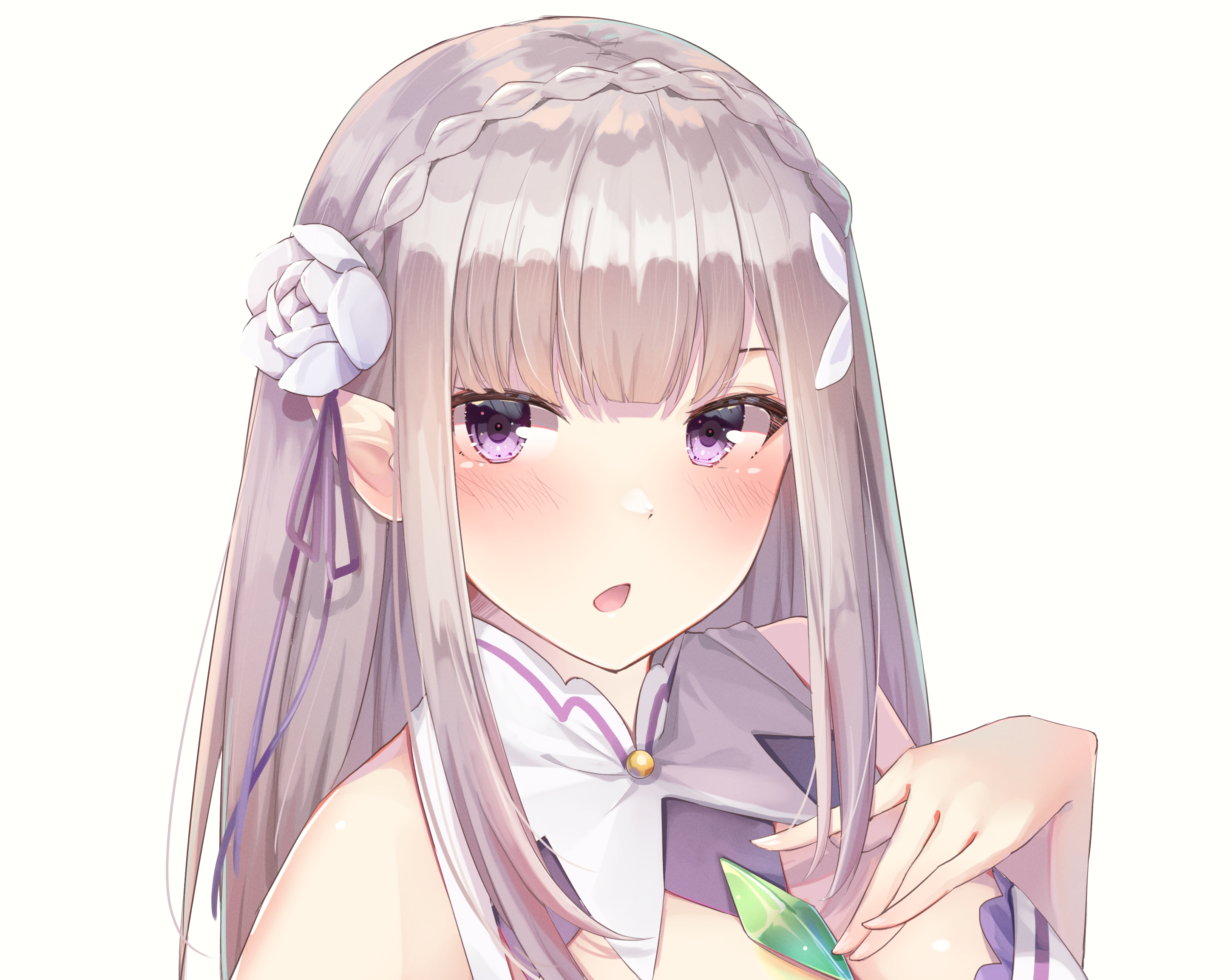 Emilia from Re:ZERO -Starting Life In Another World- HD Wallpaper
