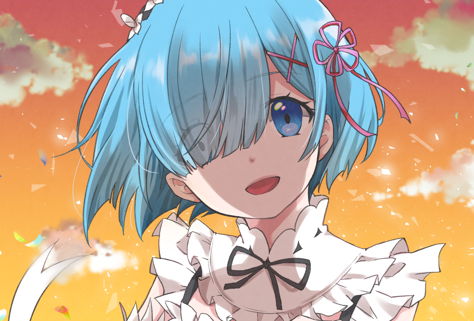 Rem from Re:ZERO -Starting Life In Another World- HD Wallpaper