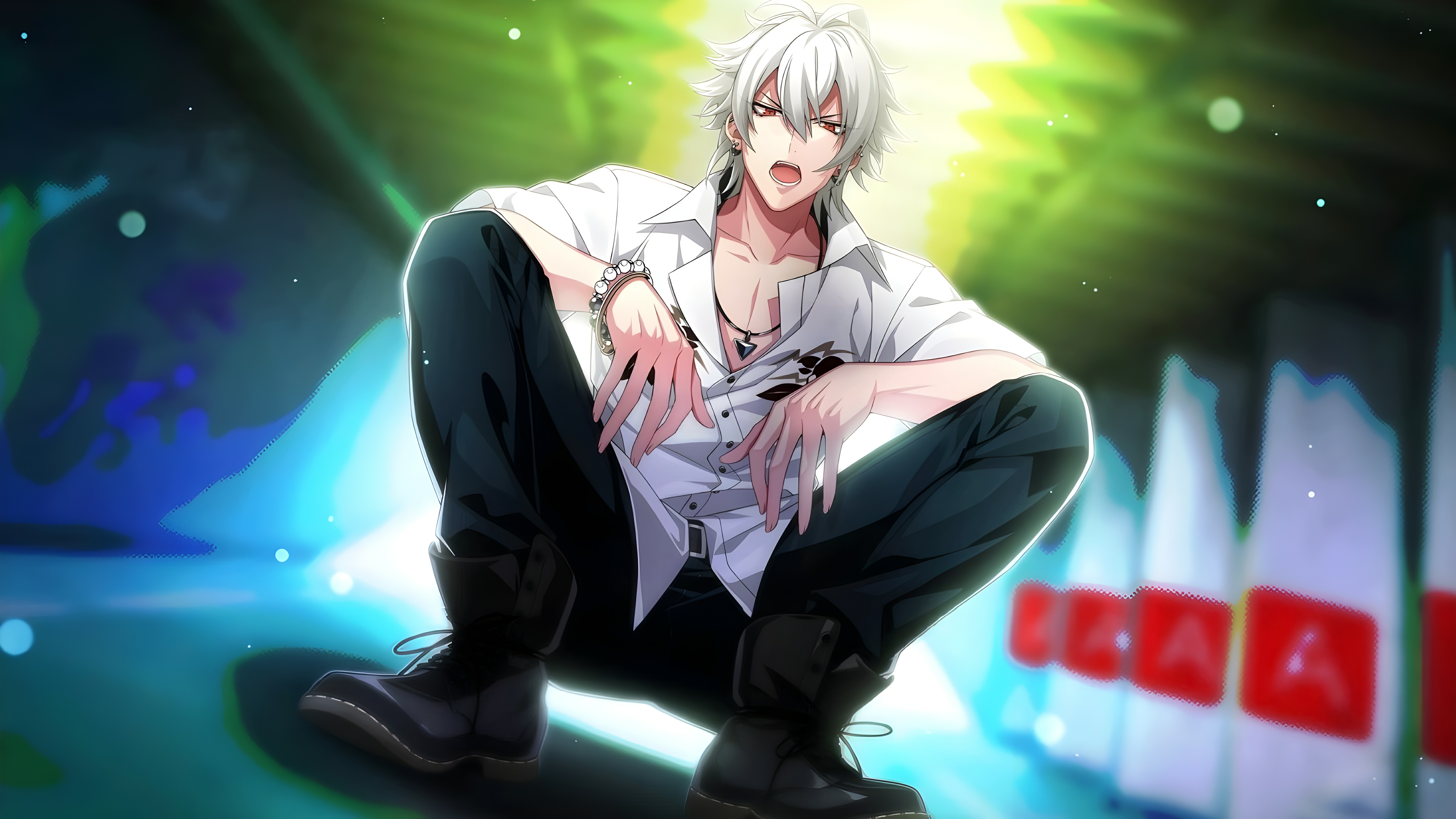 Samatoki Aohitsugi from Hypnosis Mic 4K HD Wallpaper