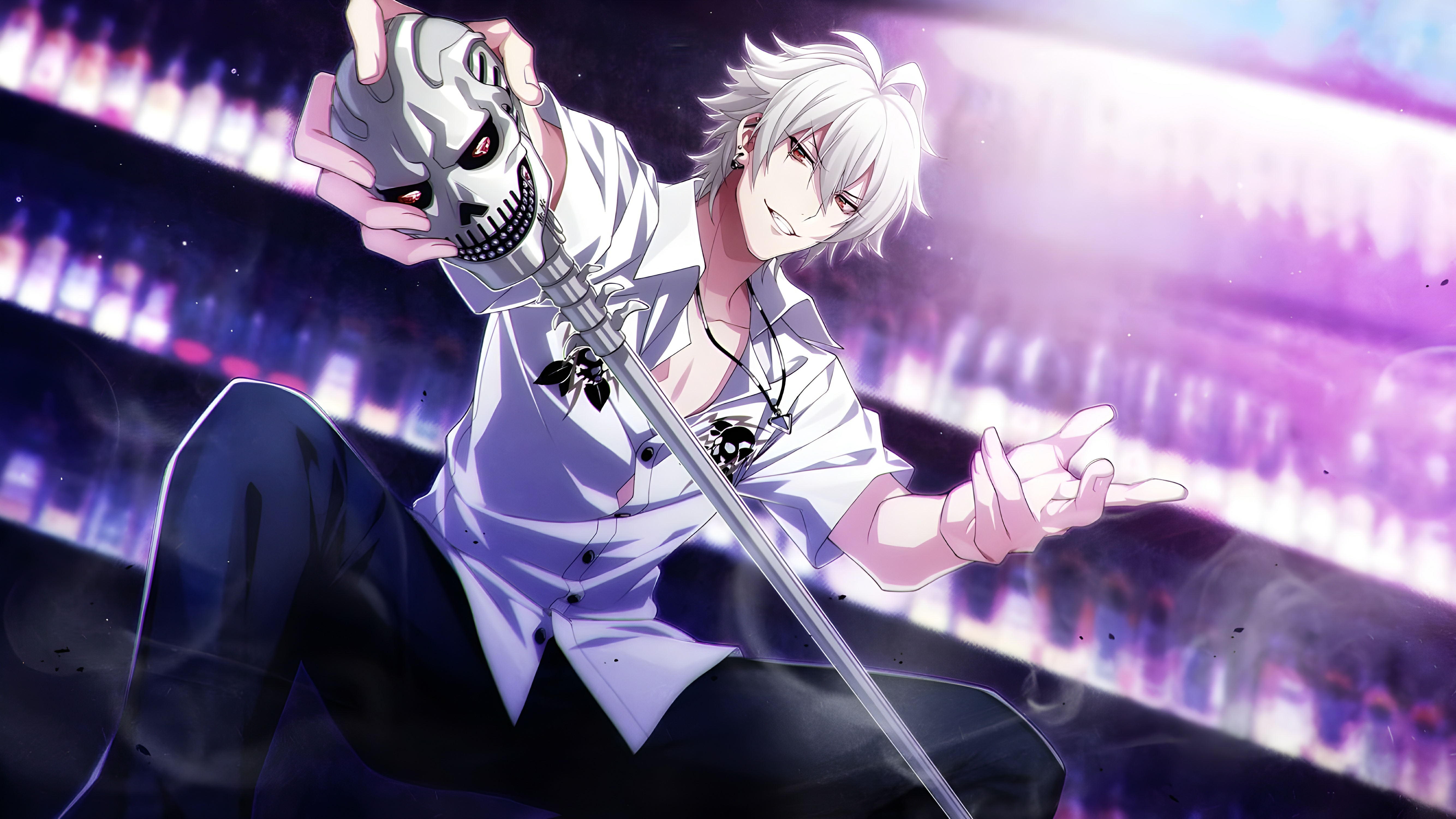 Samatoki Aohitsugi from Hypnosis Mic 4K HD Wallpaper