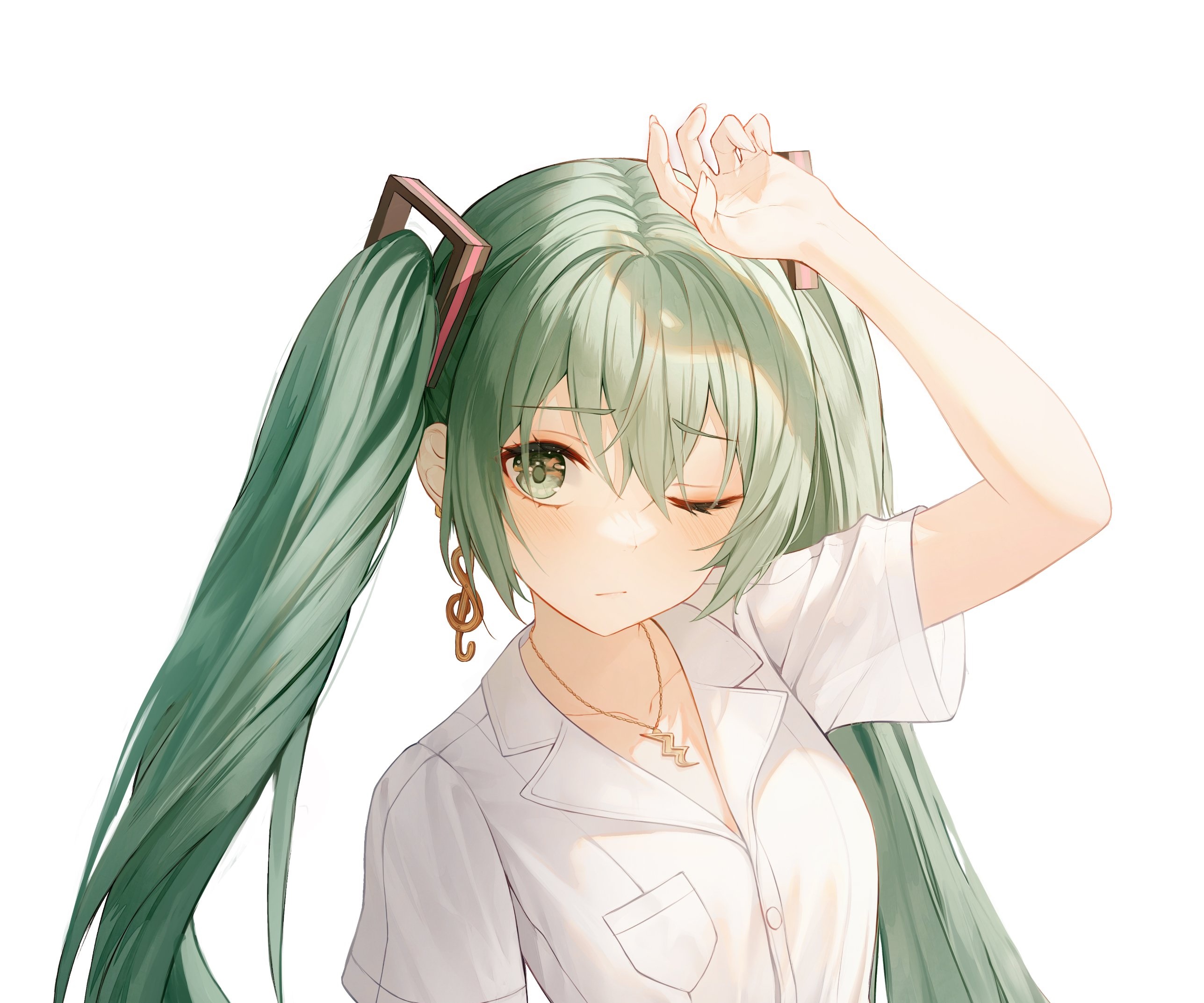 Hatsune Miku from Vocaloid HD Wallpaper