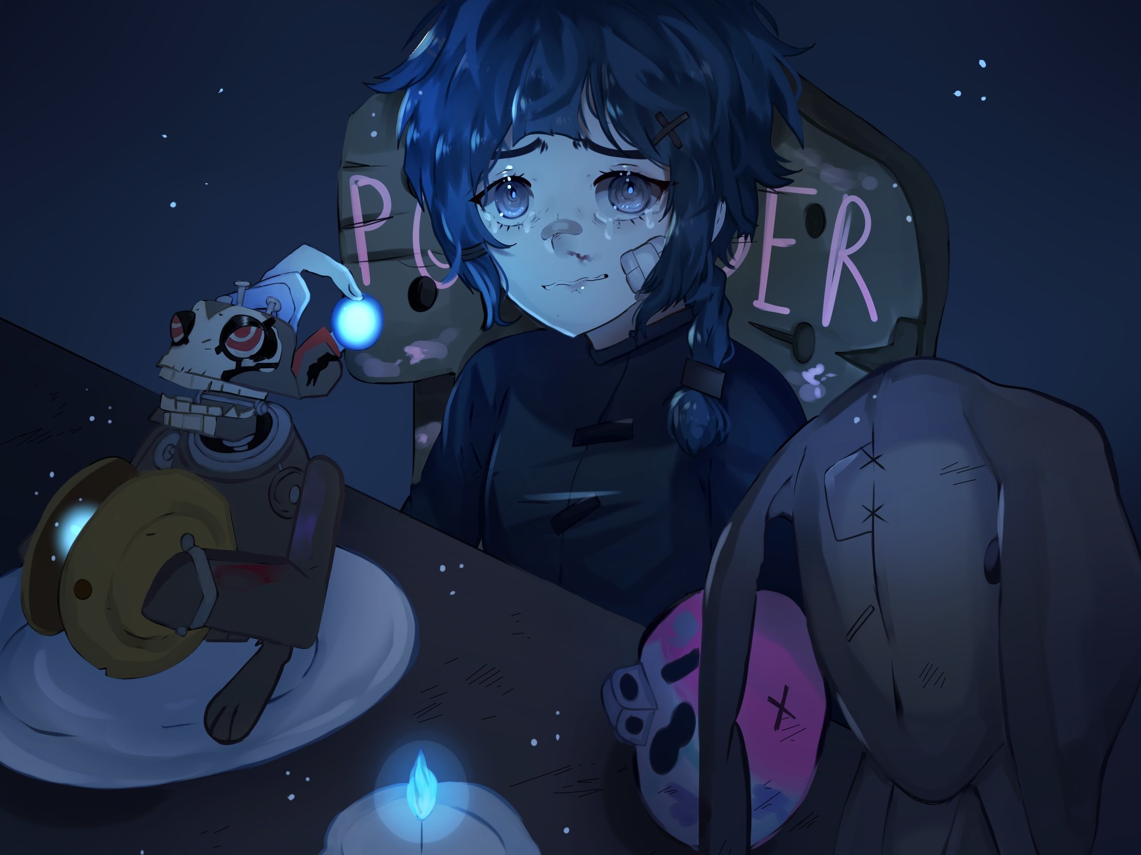 Jinx from Arcane with toys HD Wallpaper