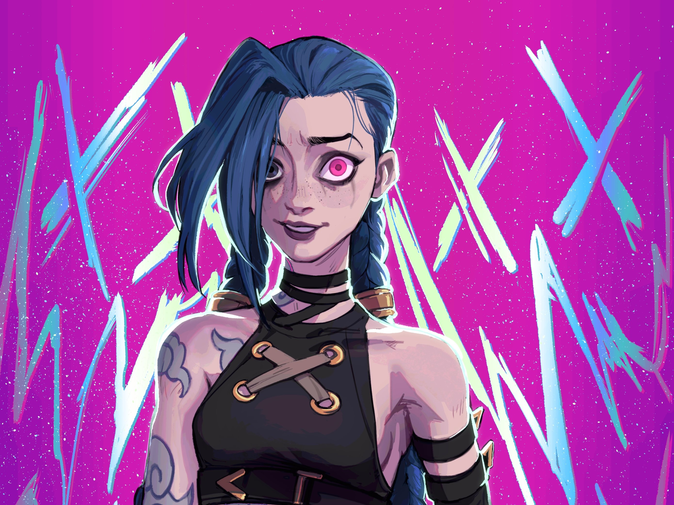 Jinx from Arcane HD Wallpaper
