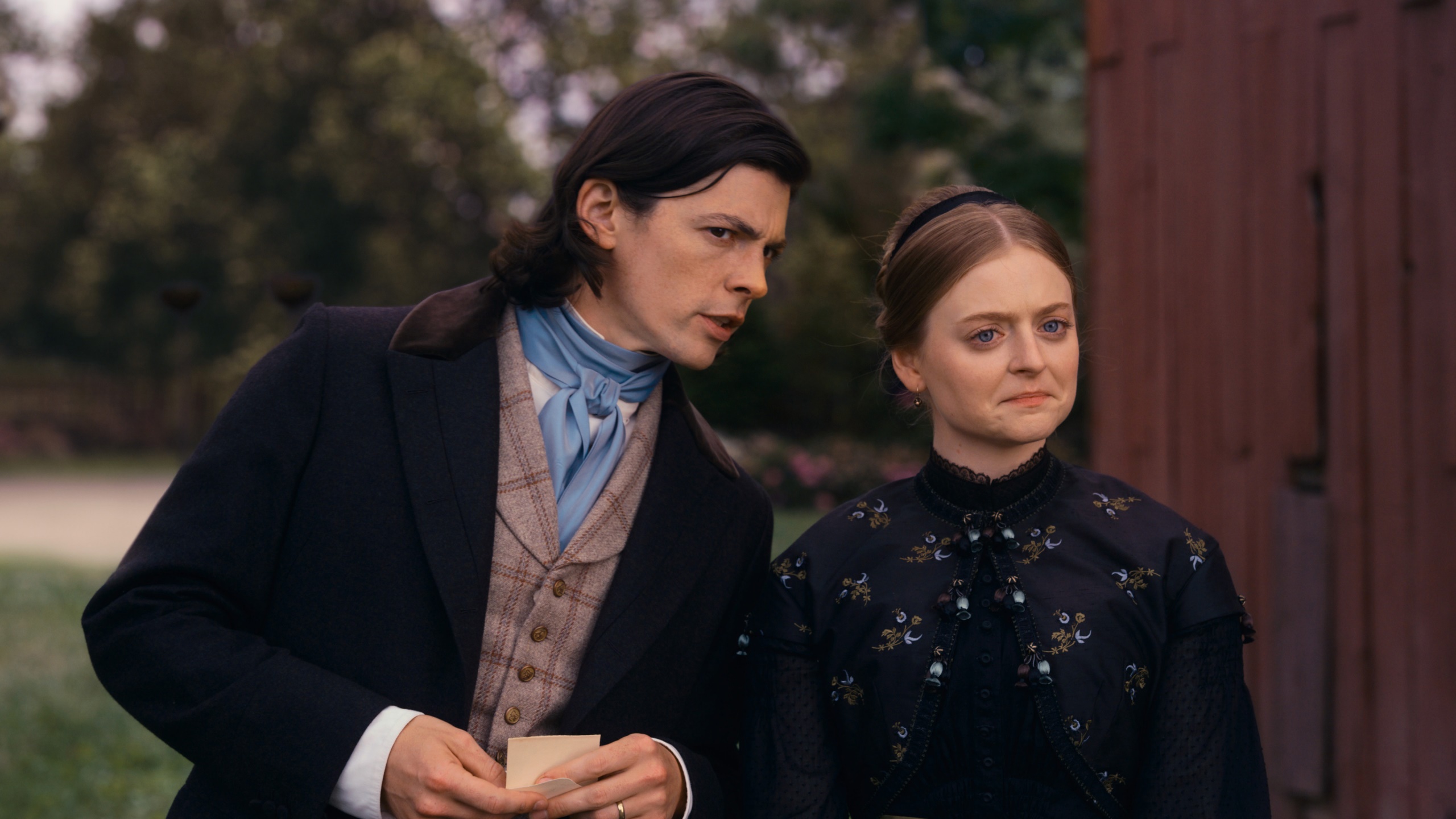Anna Baryshnikov and Adrian Blake Enscoe in Dickinson HD Wallpaper