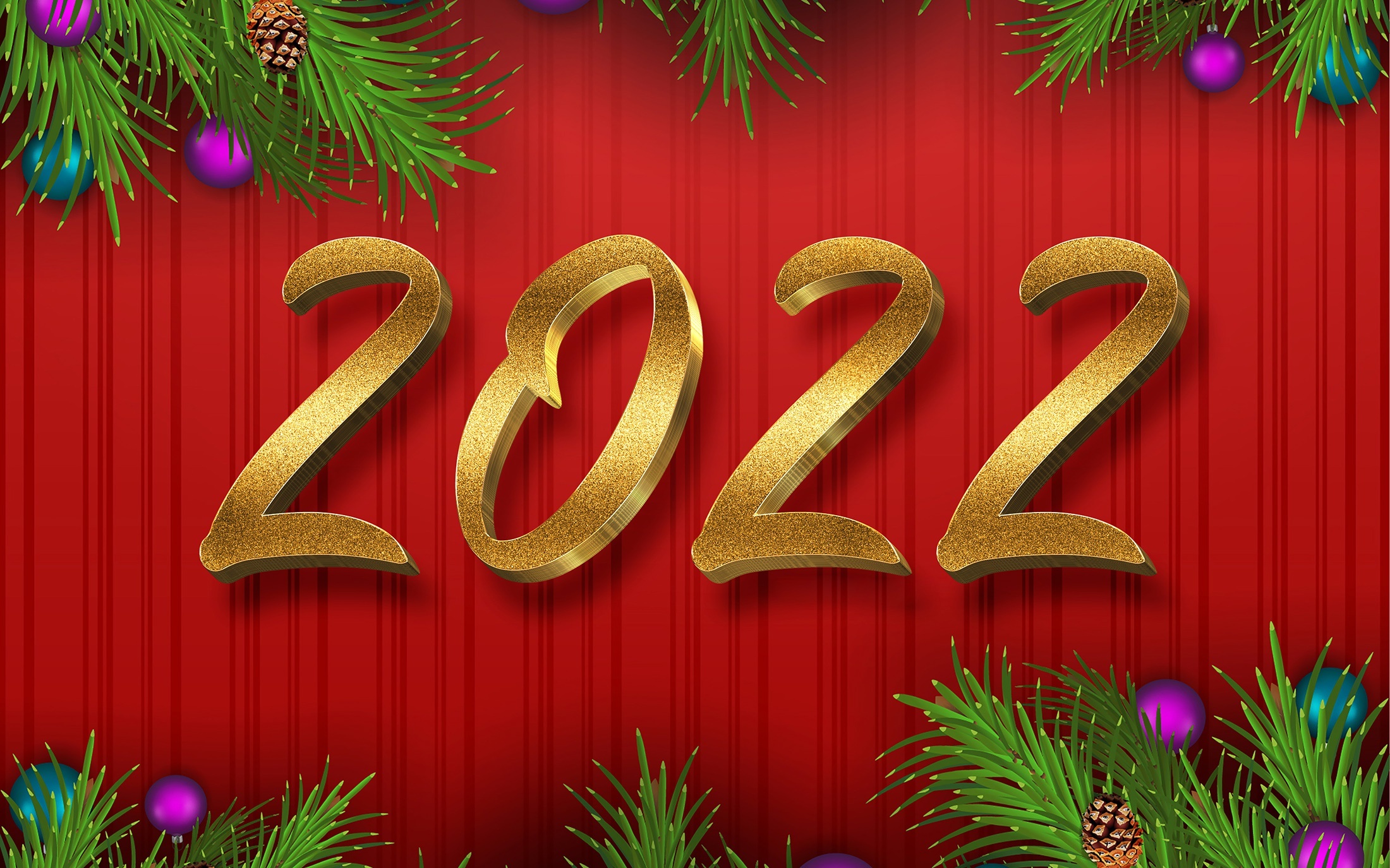 New Year 2022 HD Wallpaper