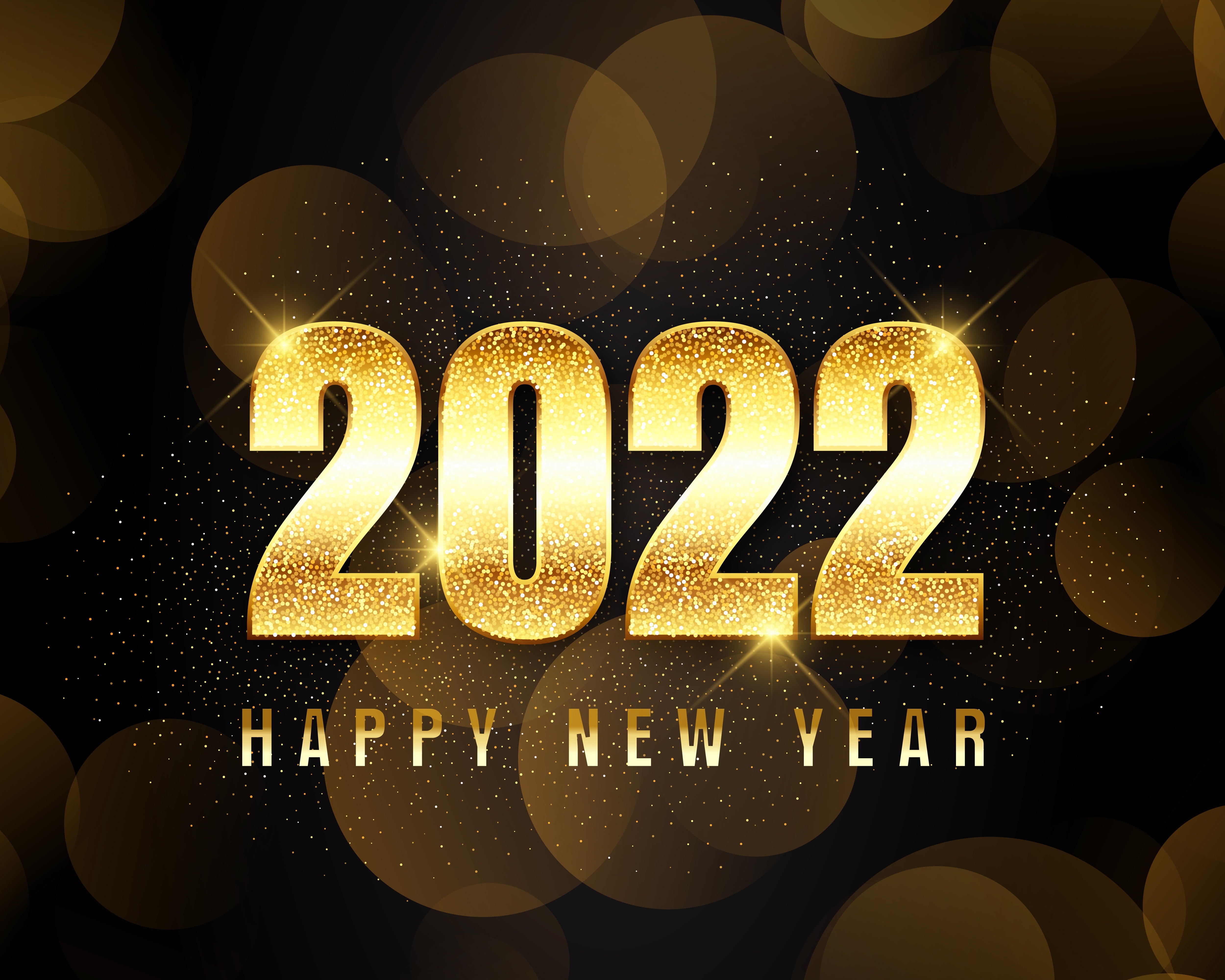Happy New Year 2022 4K HD Wallpaper