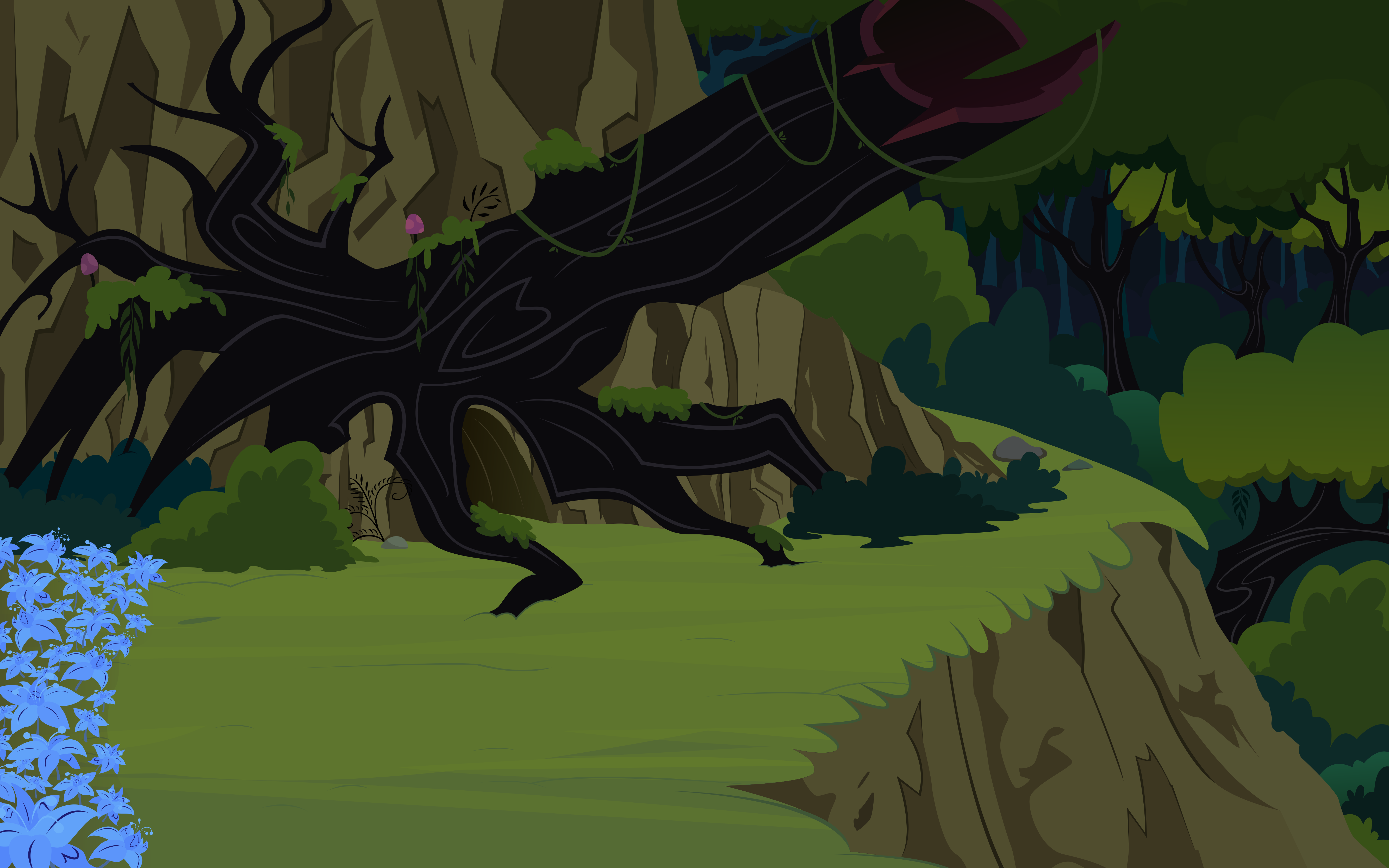 My Little Pony: Friendship Is Magic 4K Everfree Forest HD Wallpaper