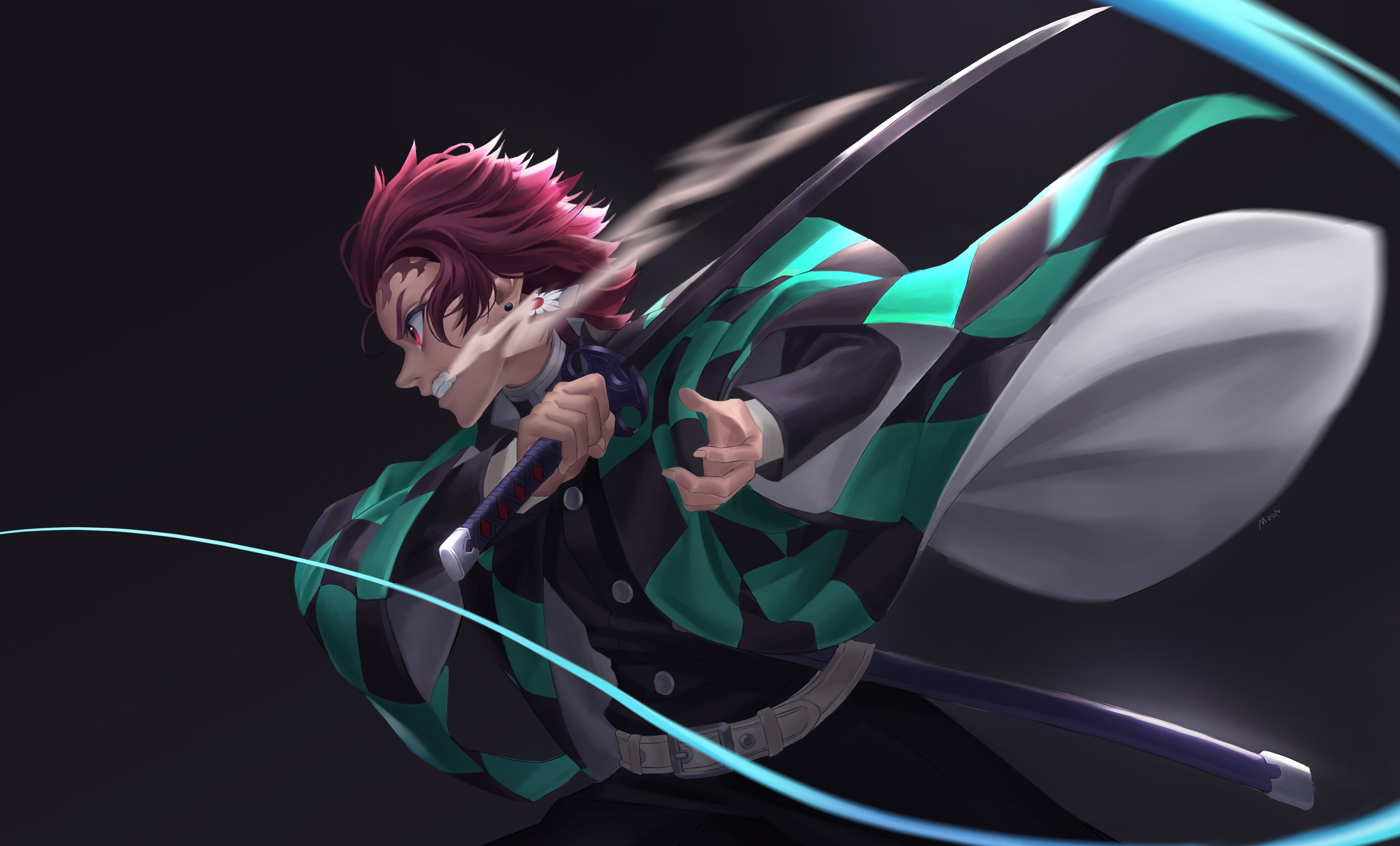 Tanjiro Kamado from Demon Slayer 4K HD Wallpaper