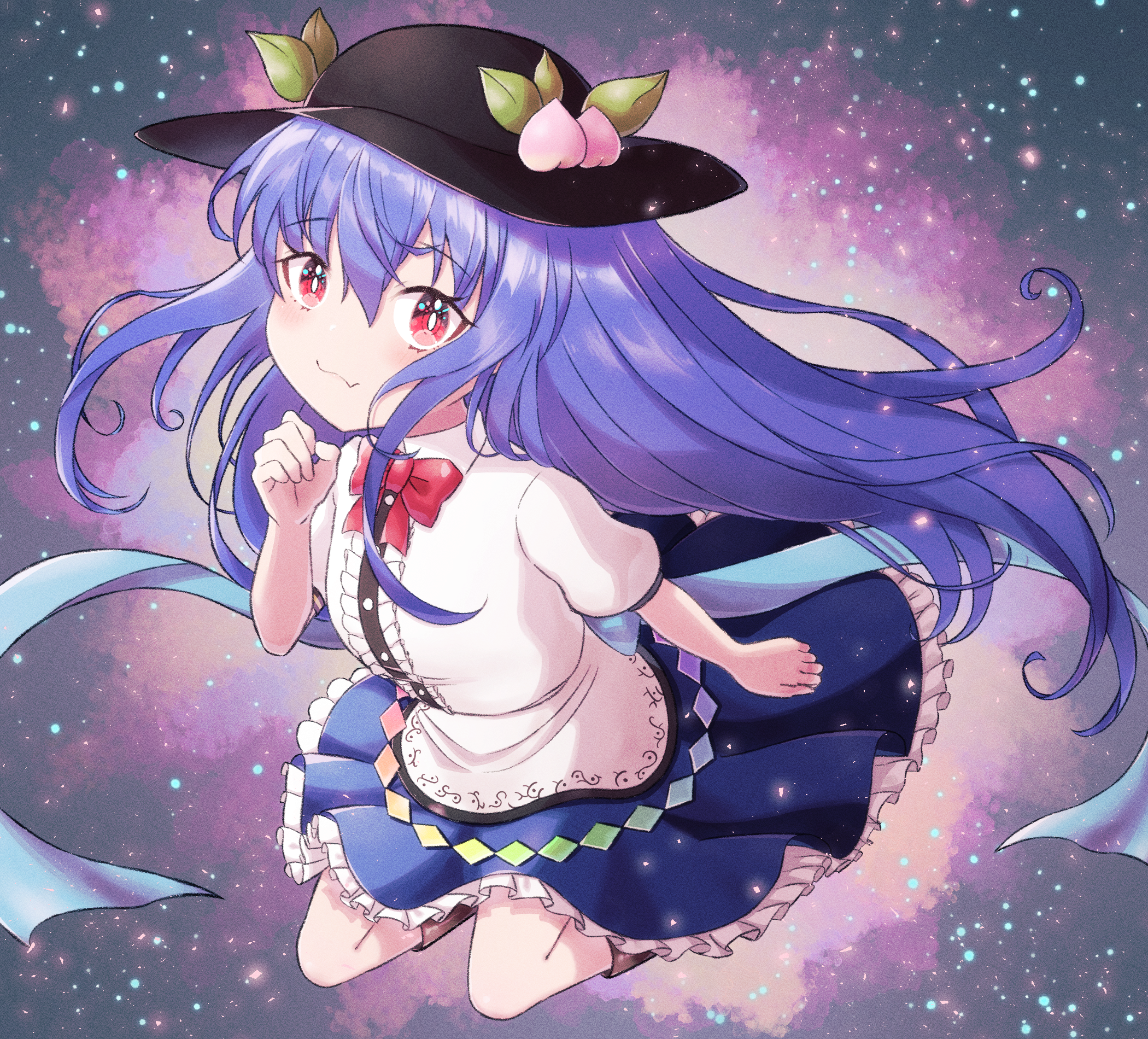 Tenshi Hinanawi from Touhou Project HD Wallpaper