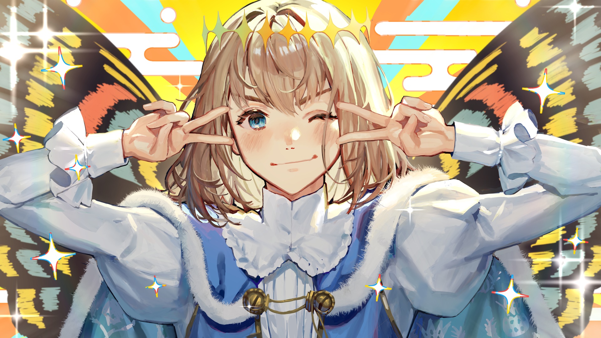 Oberon from Fate/Grand Order HD Wallpaper