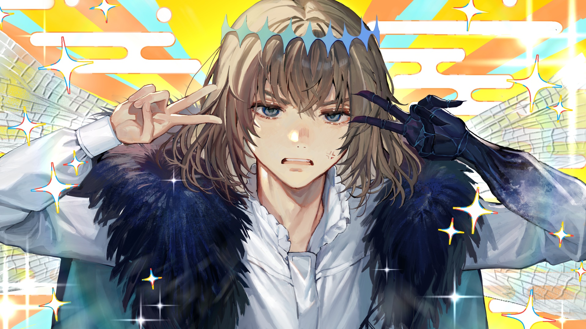 Oberon from Fate/Grand Order HD Wallpaper