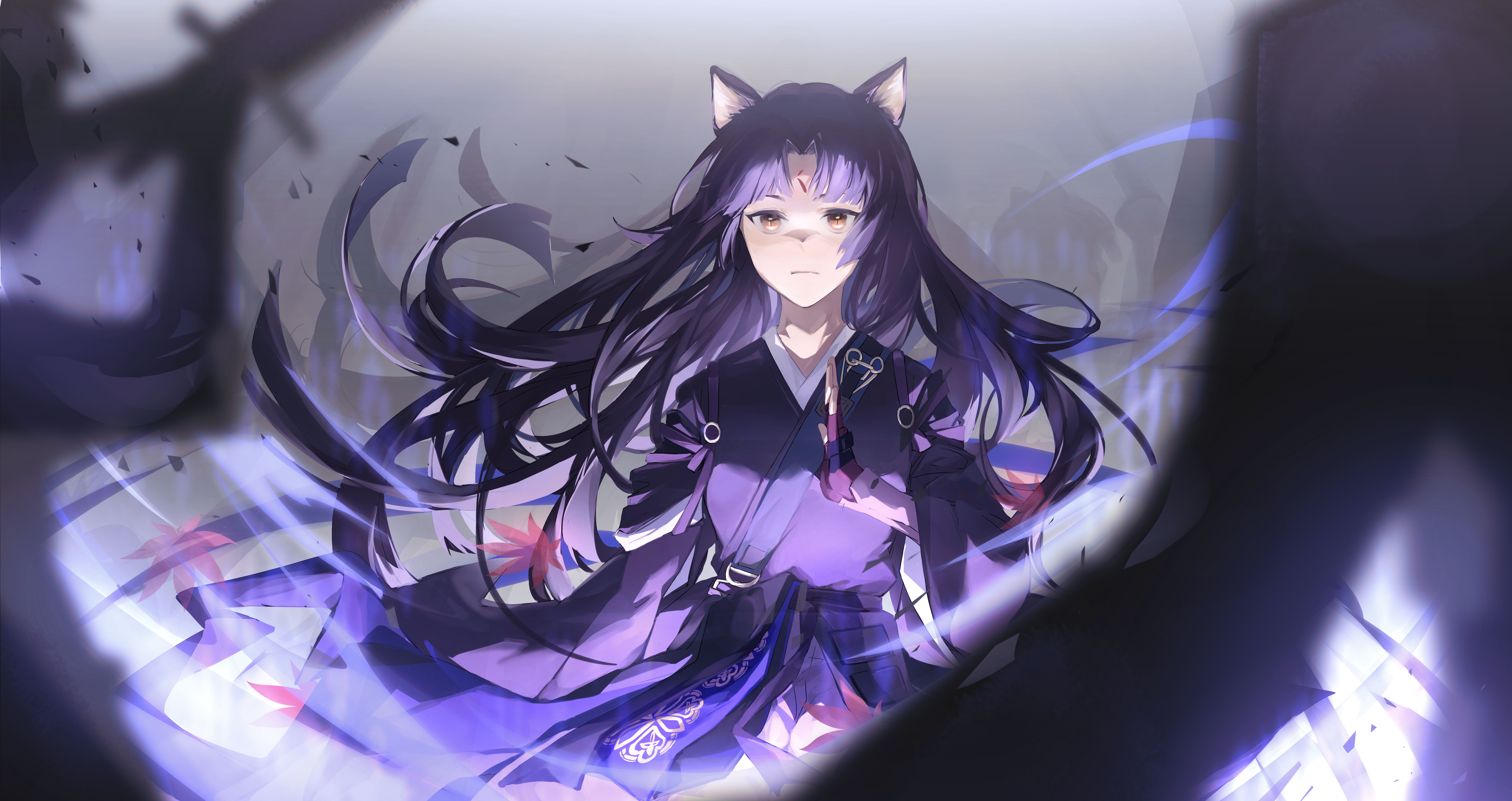 Saga from Arknights HD Wallpaper