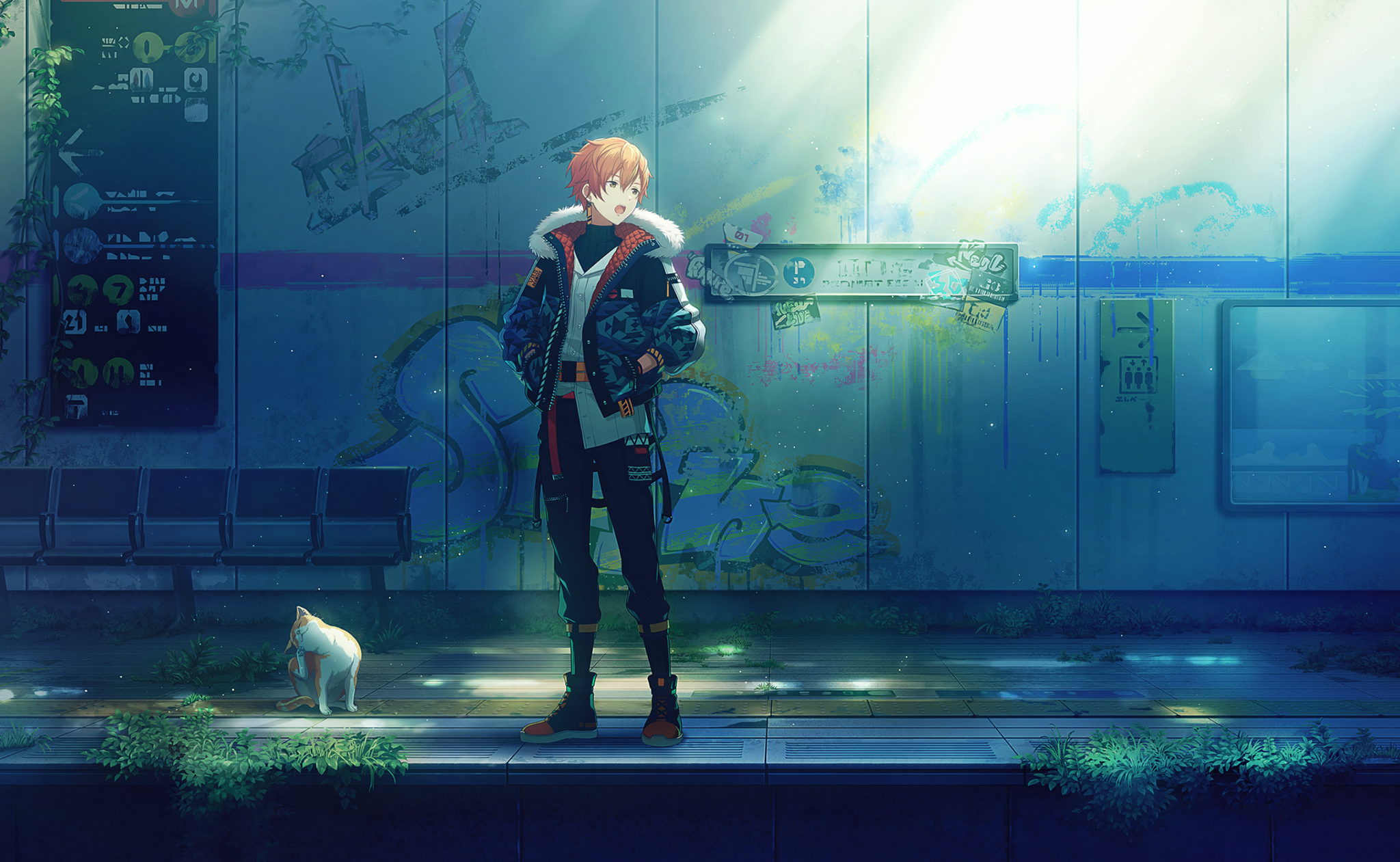 Shinonome Akito from Project Sekai: Colorful Stage! Feat. Hatsune Miku HD Wallpaper