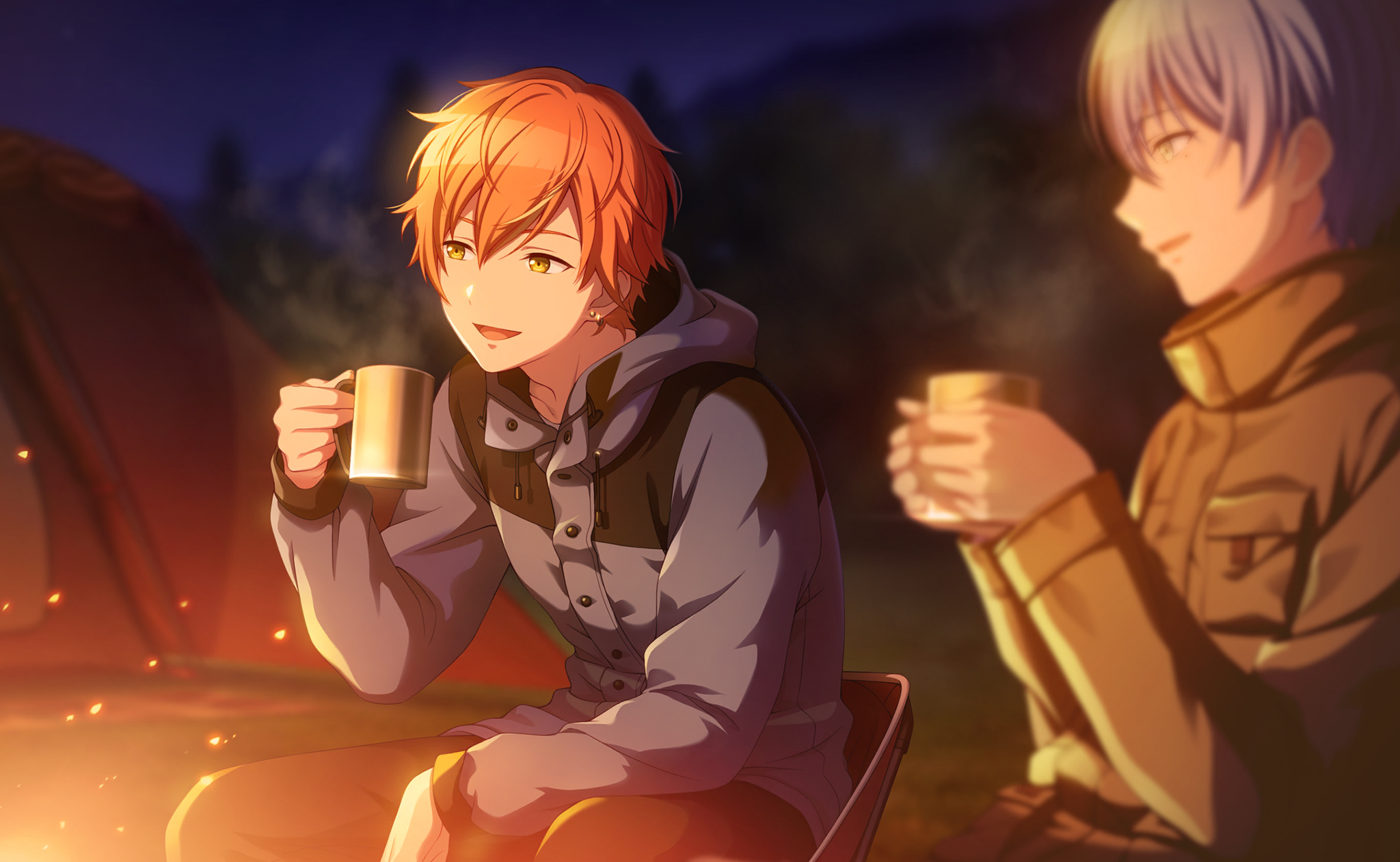 Shinonome Akito and Aoyagi Touya from Project Sekai: Colorful Stage! HD Wallpaper