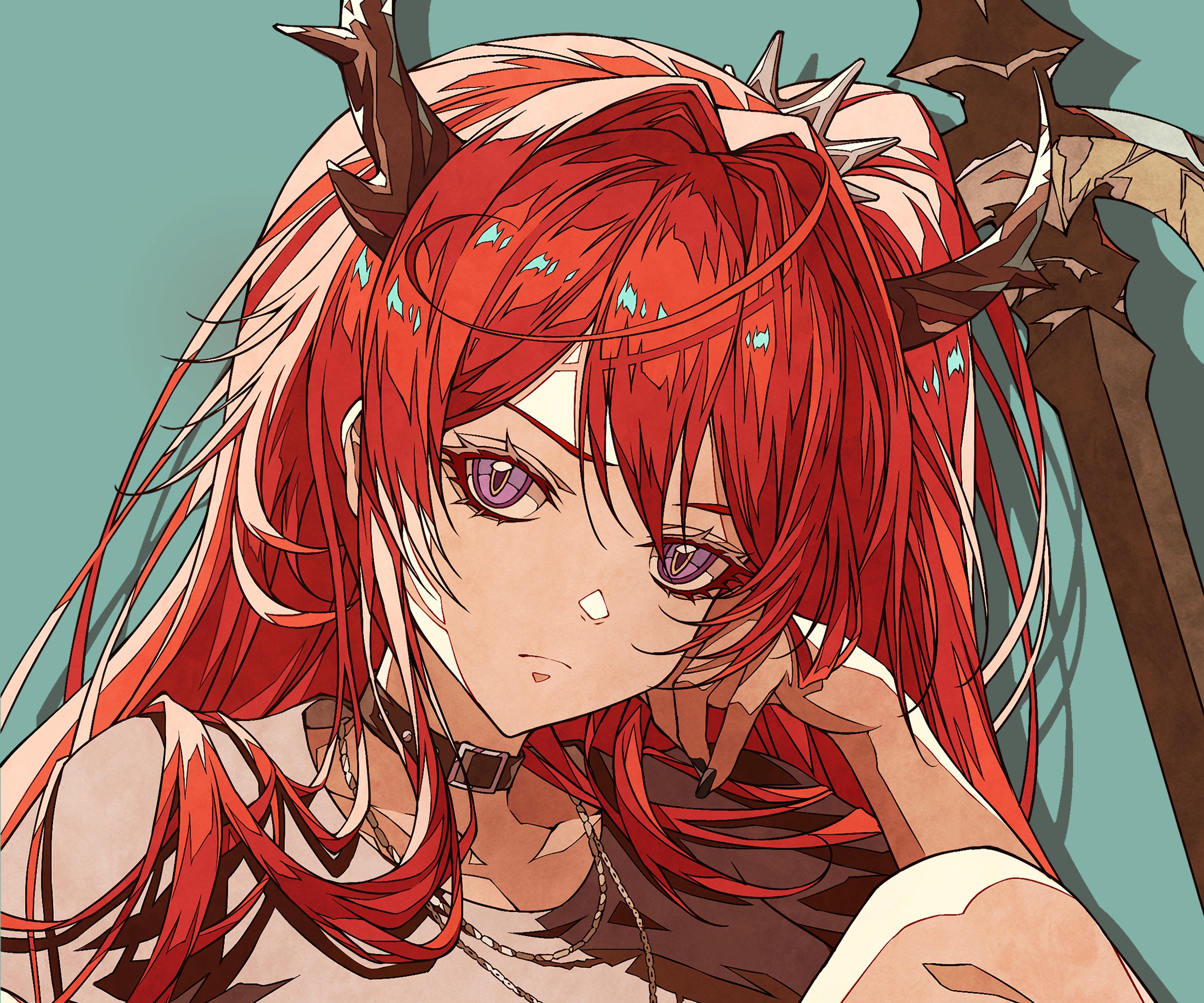 Surtr from Arknights HD Wallpaper