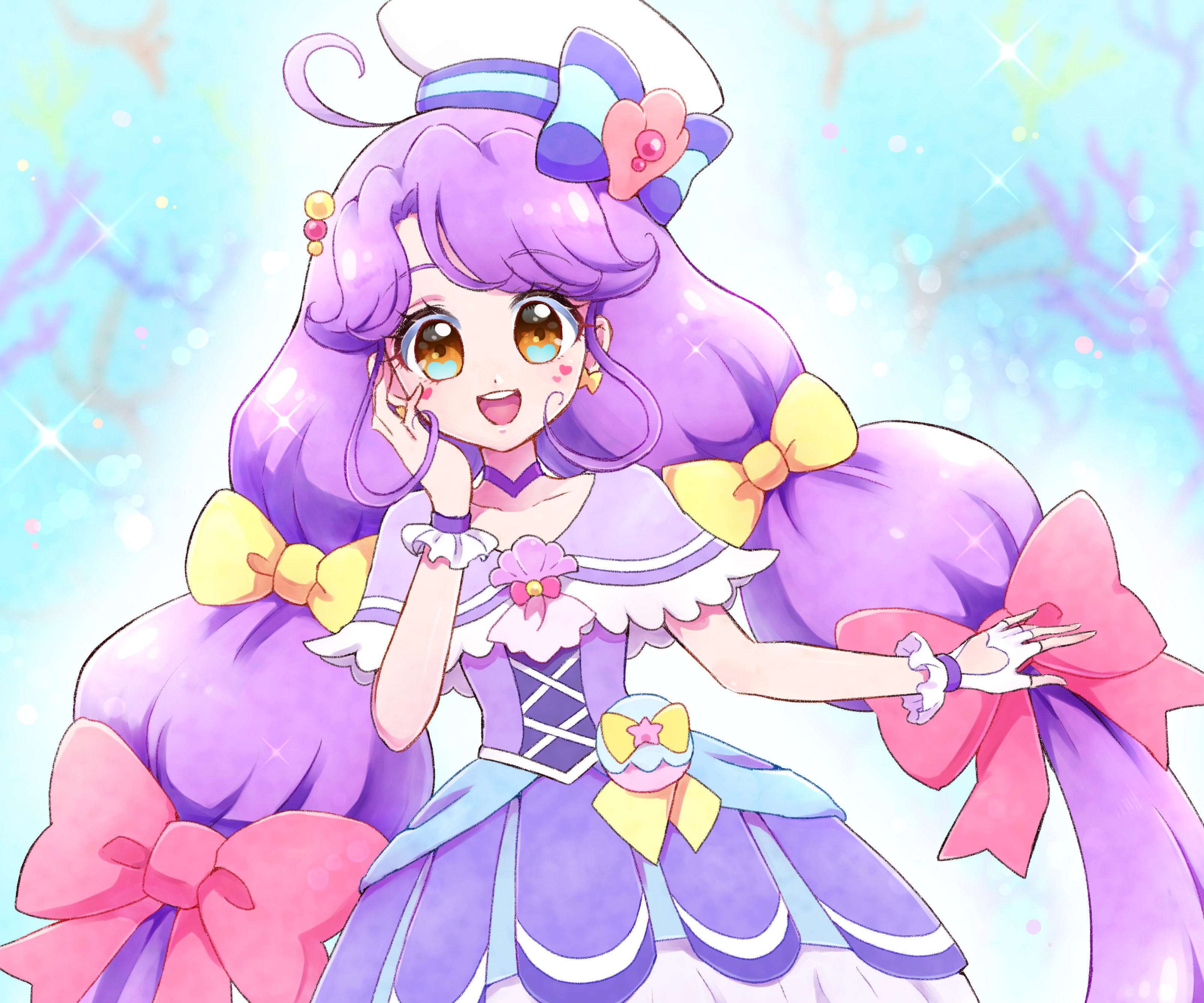 Cure Coral from Tropical-Rouge! Pretty Cure HD Wallpaper