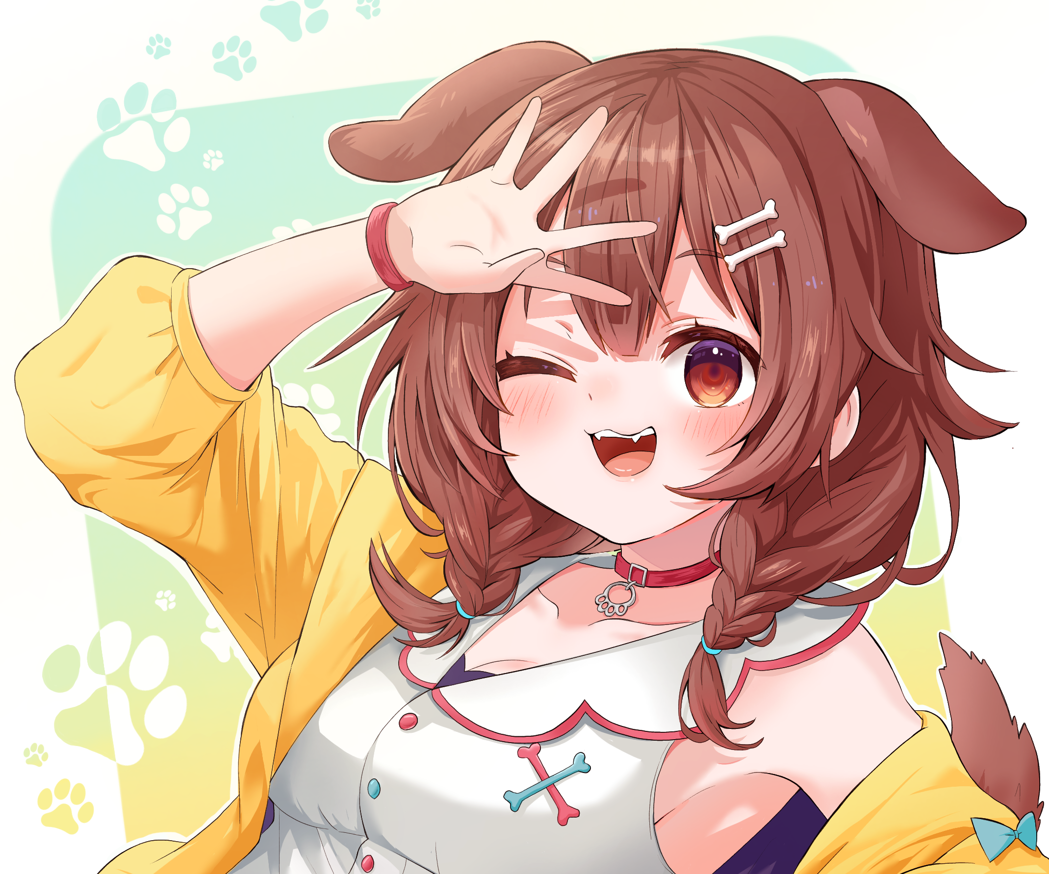 Inugami Korone from Hololive HD Wallpaper