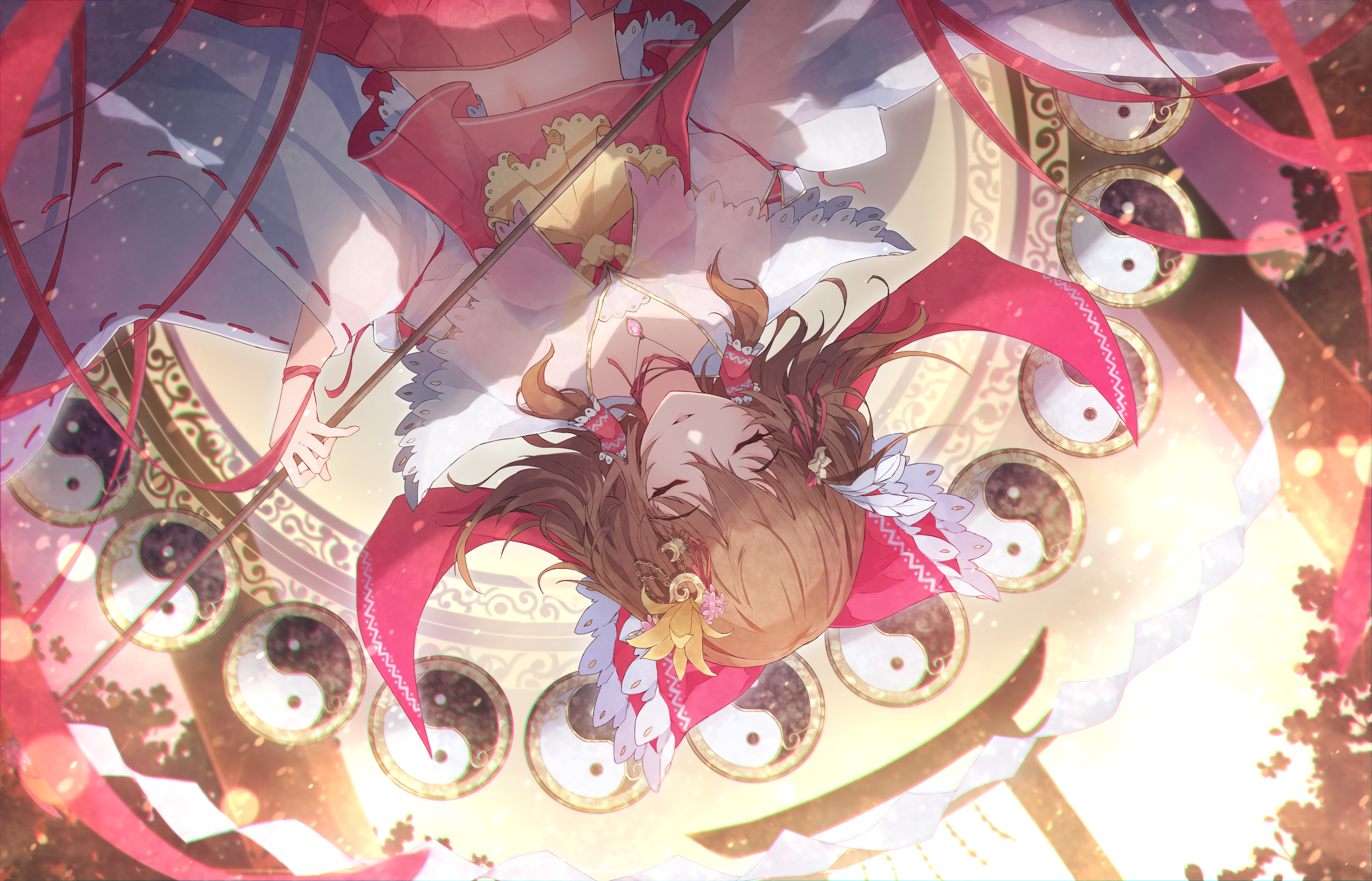 Reimu Hakurei from Touhou Project HD Wallpaper
