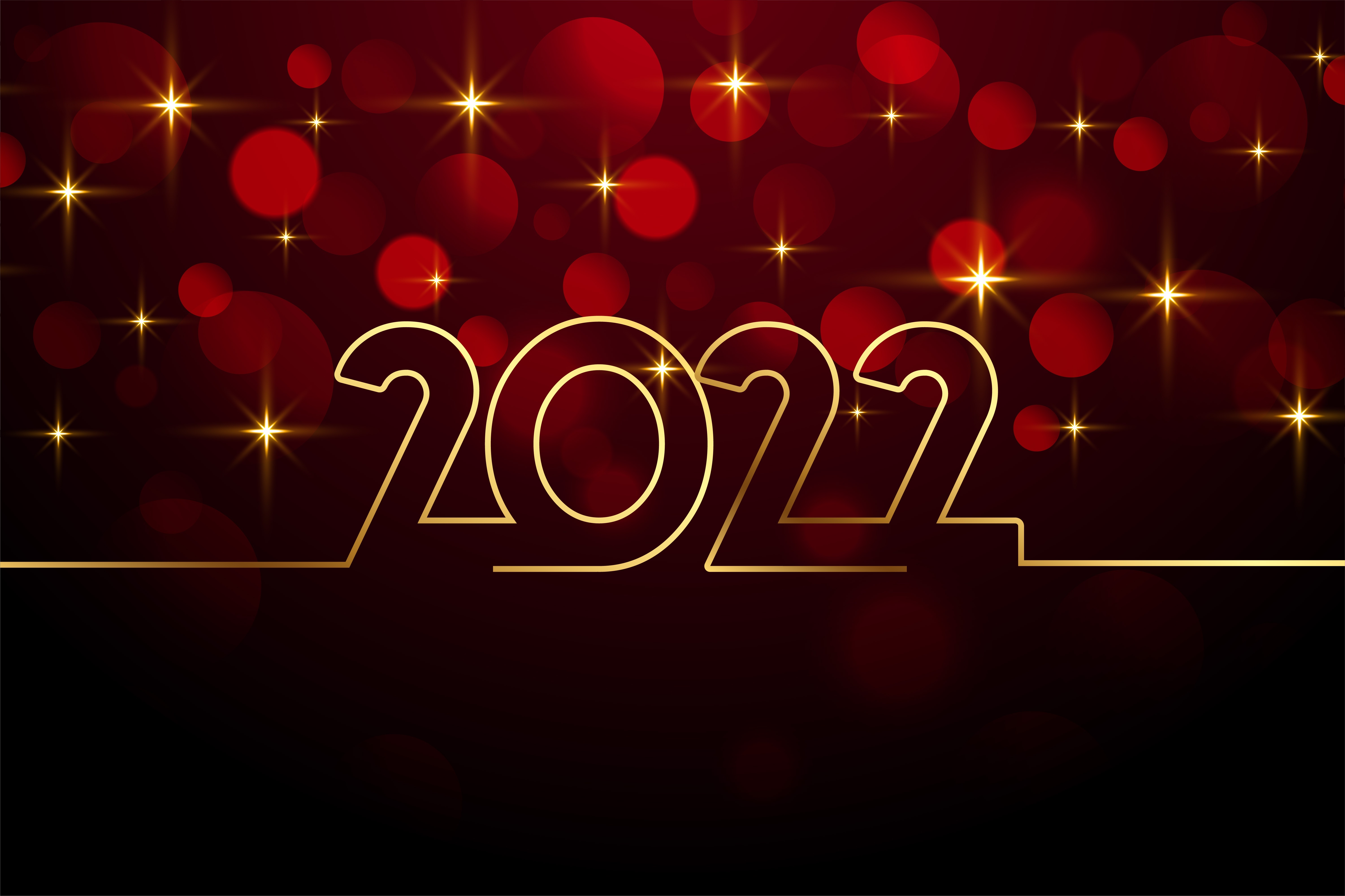 New Year 2022 4K HD Wallpaper