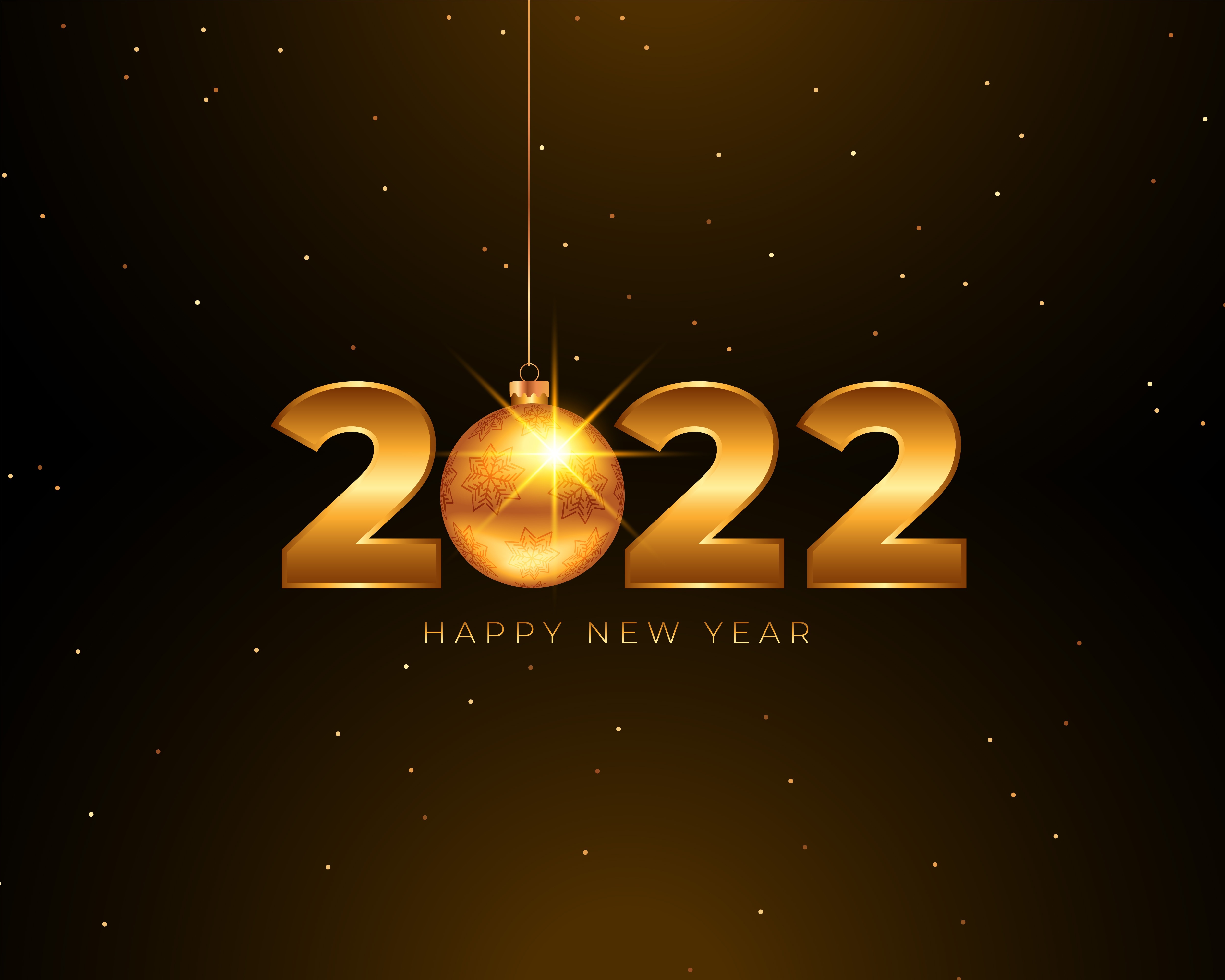 Happy New Year 2022 HD Wallpaper