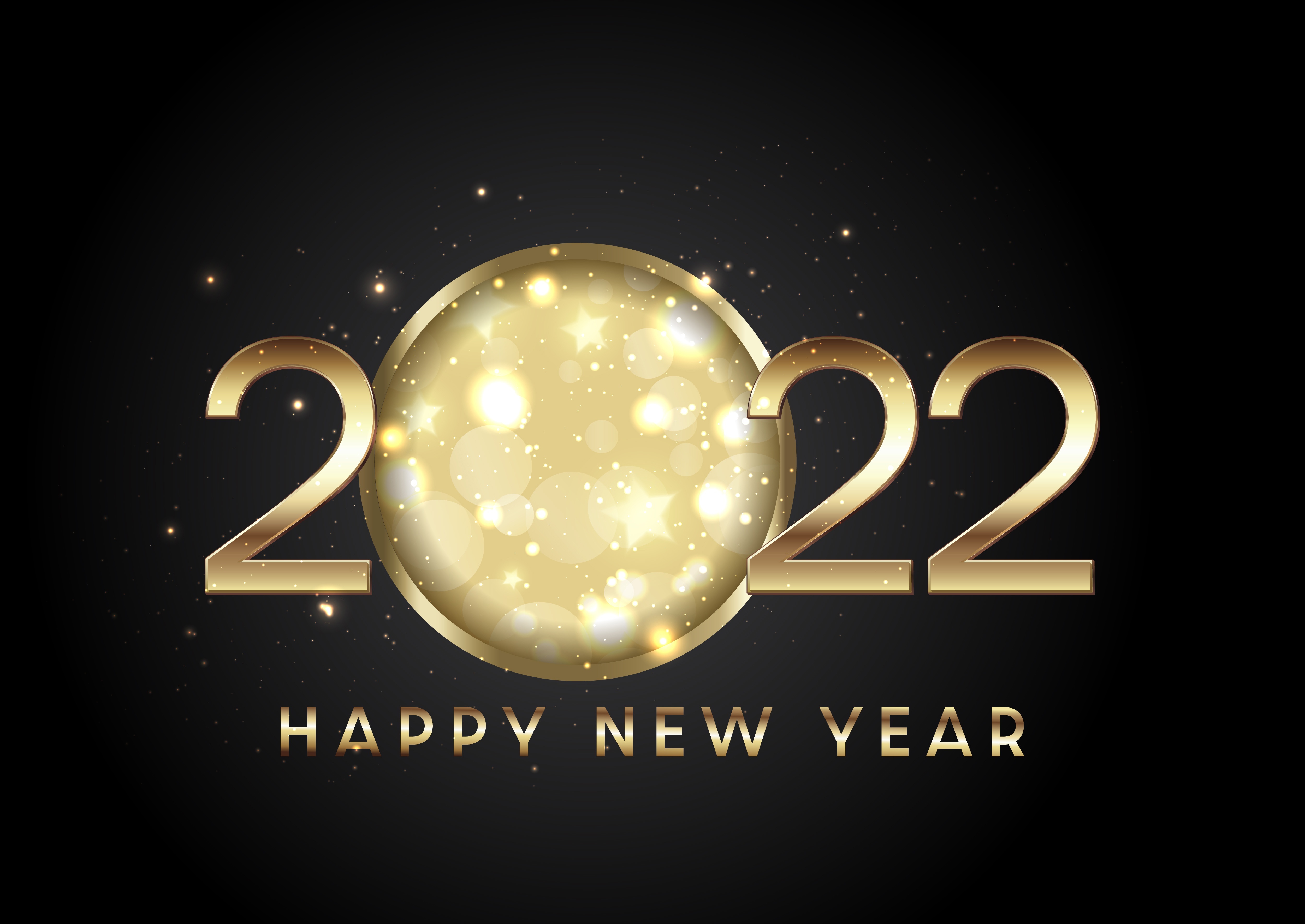 Happy New Year 2022 4K HD Wallpaper