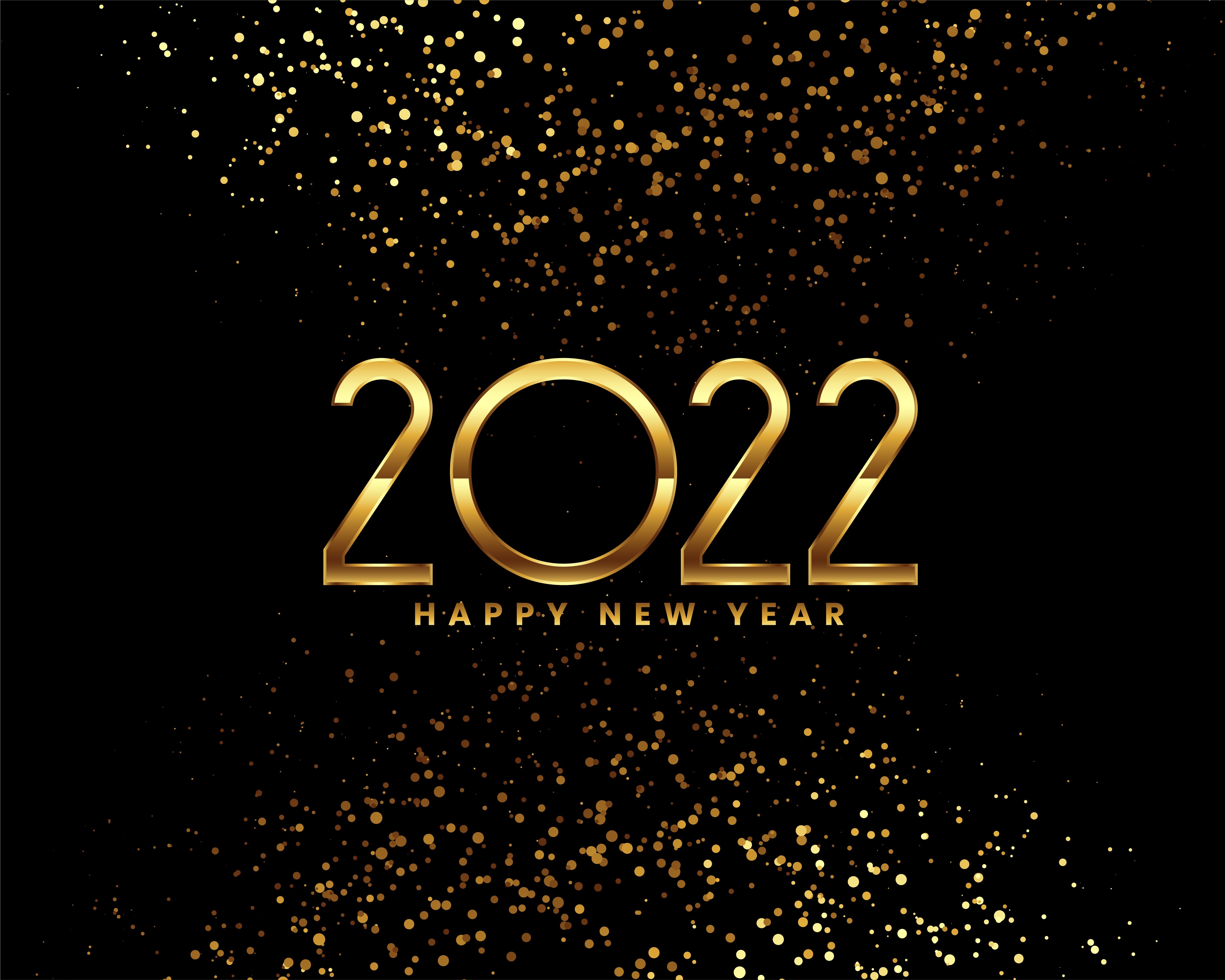 Happy New Year 2022 HD Wallpaper