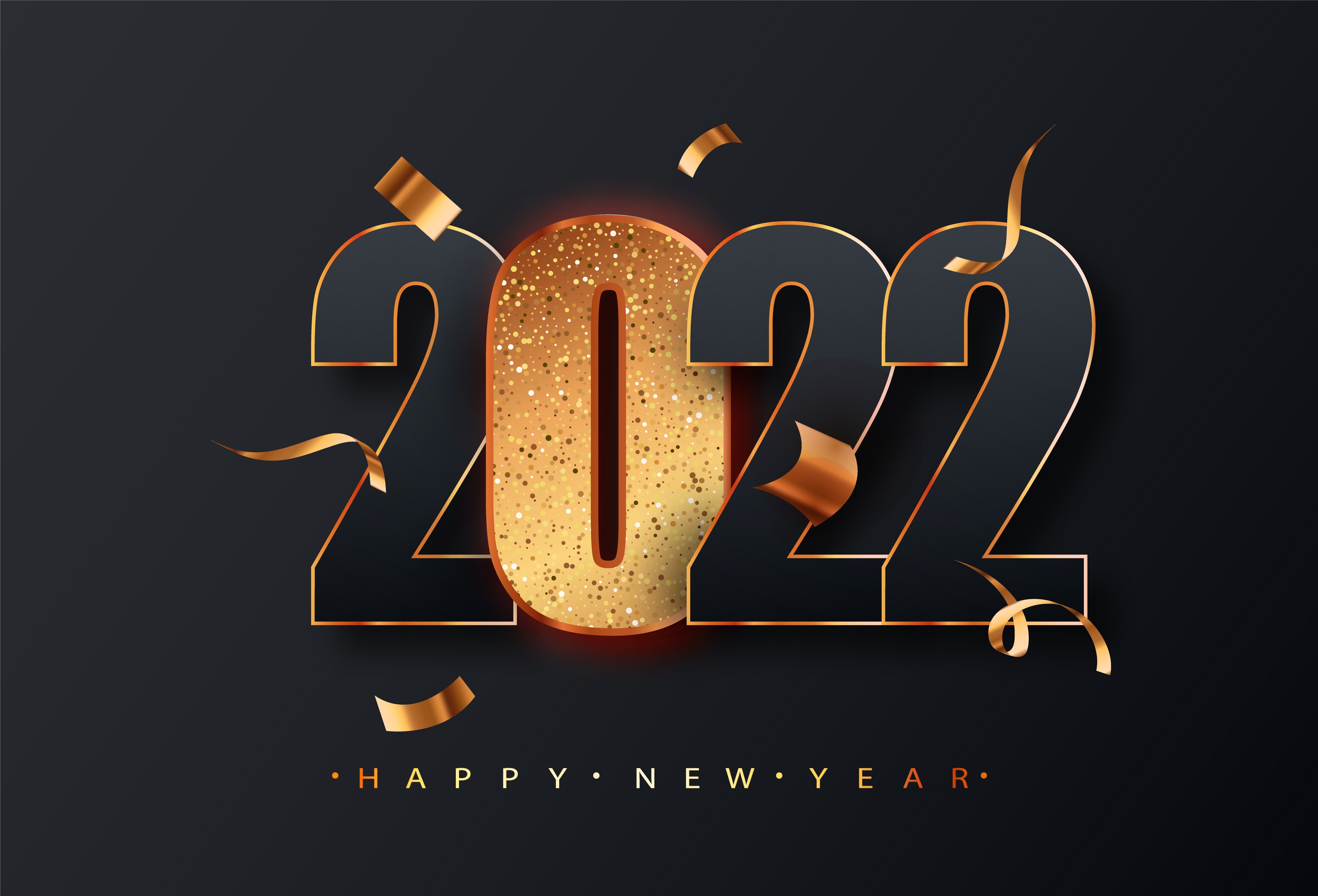 Happy New Year 2022 HD Wallpaper