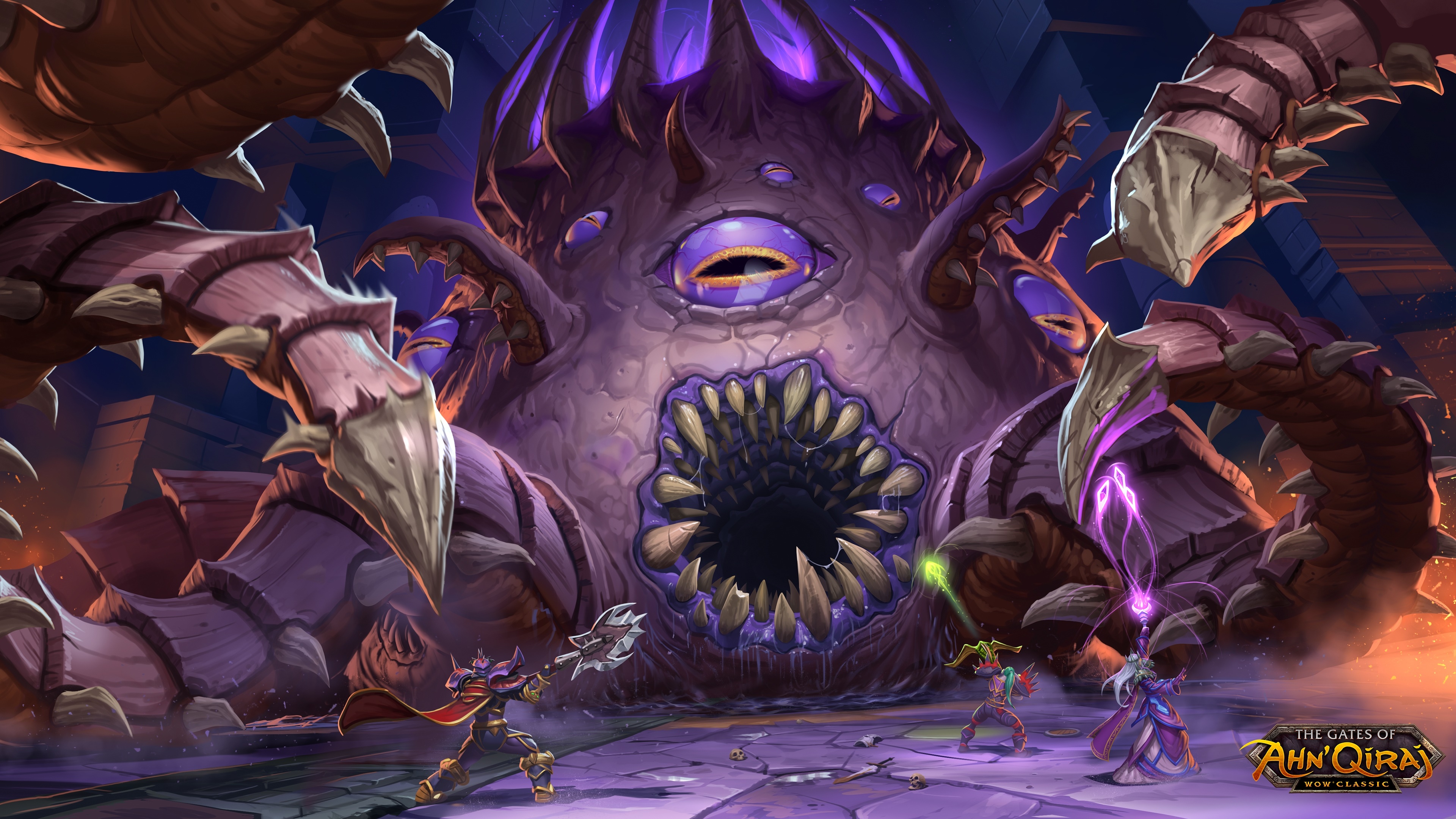 World of Warcraft: The Gates of Ahn'Qiraj 4K HD Wallpaper