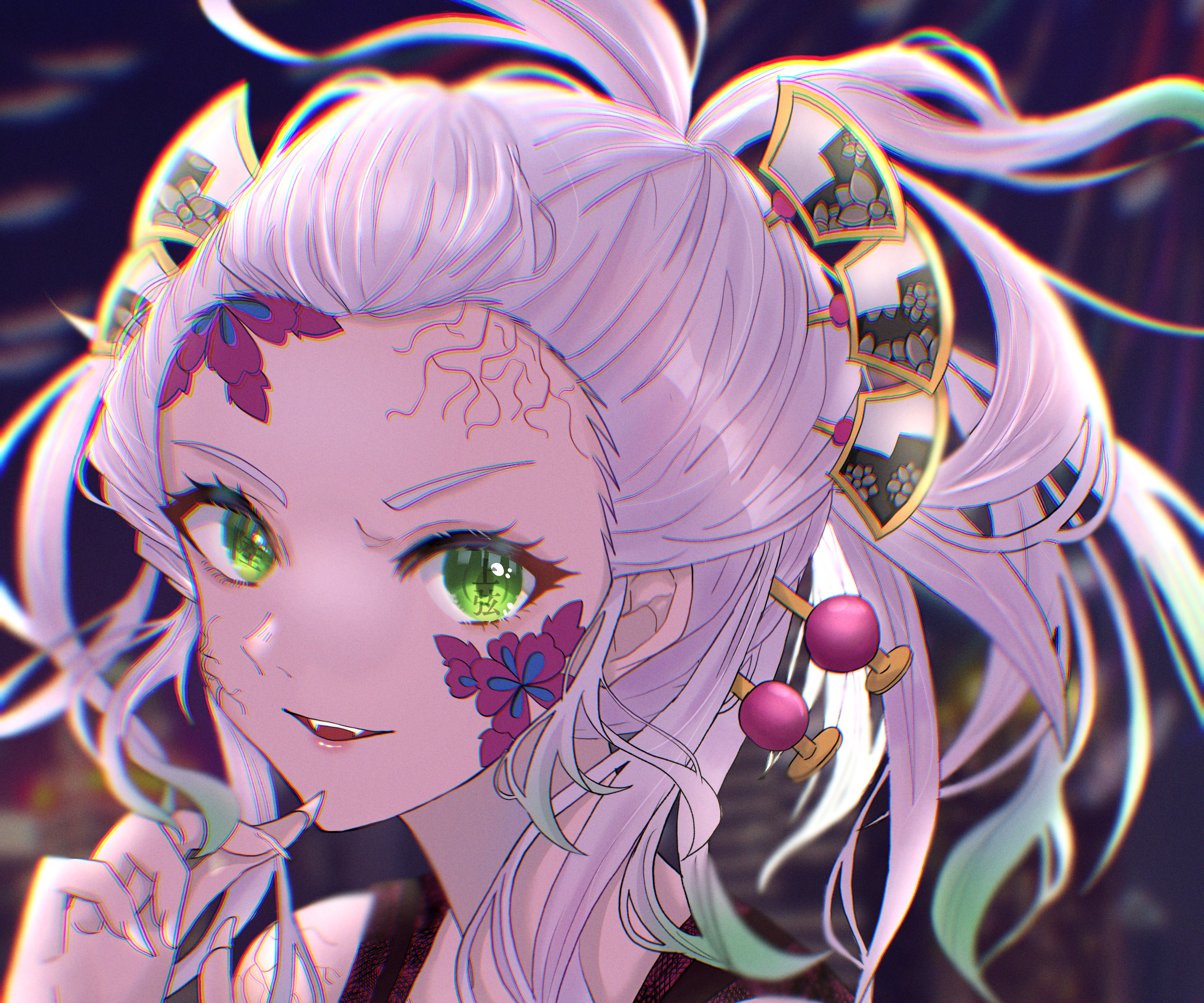 Daki from Demon Slayer: Kimetsu no Yaiba HD Wallpaper