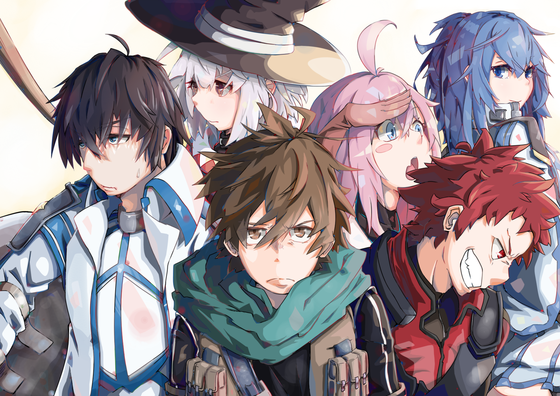 Characters from Grimgar of Fantasy and Ash HD Wallpaper