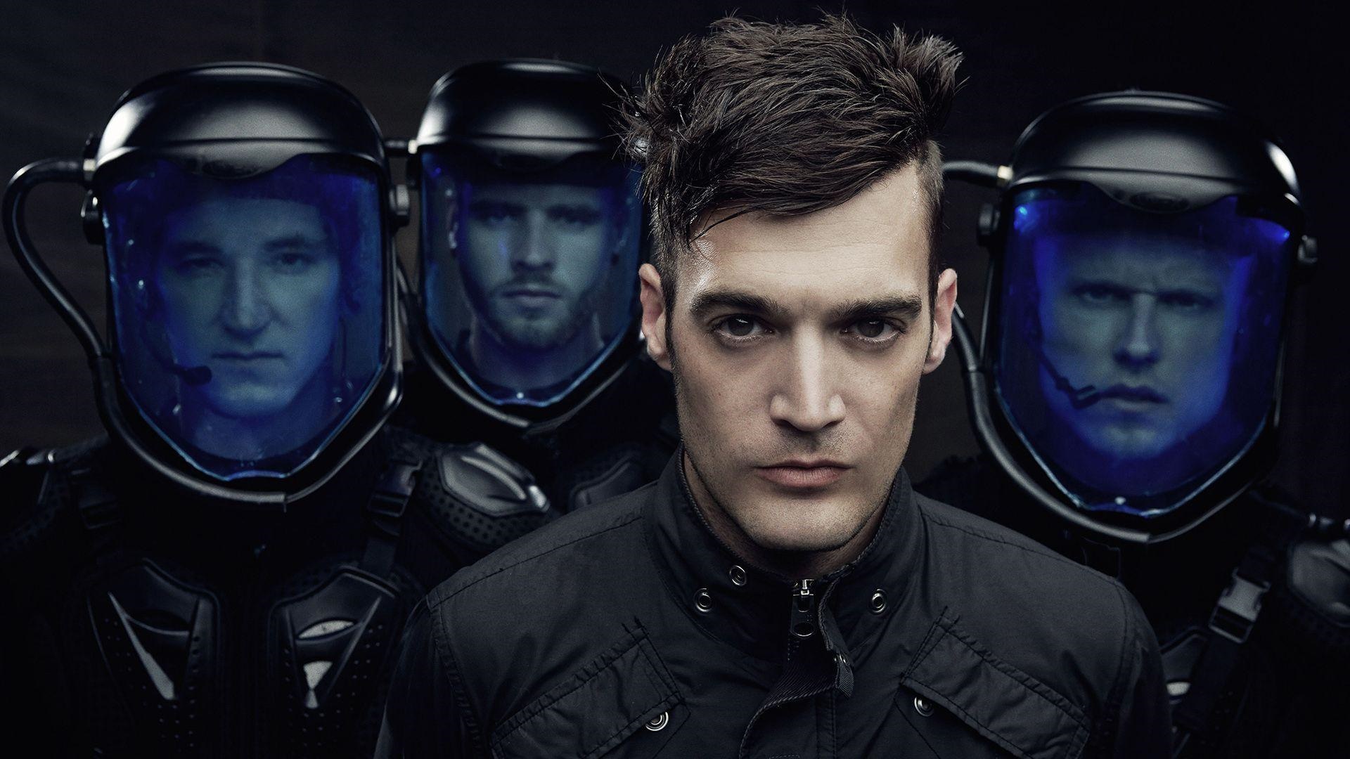 Starset Band Members in Futuristic Helmets HD Wallpaper