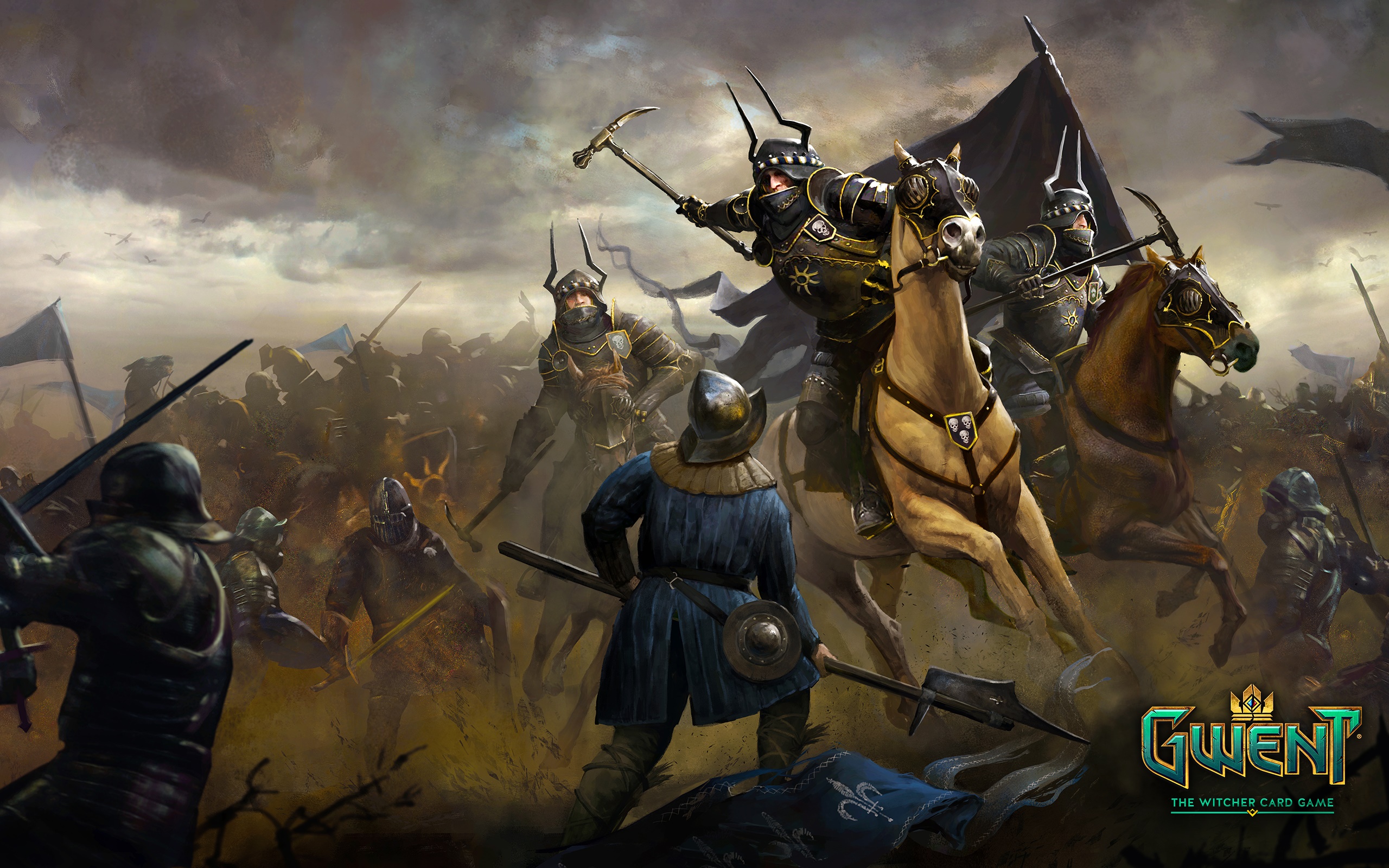Gwent: The Witcher Card Game battle scene HD Wallpaper