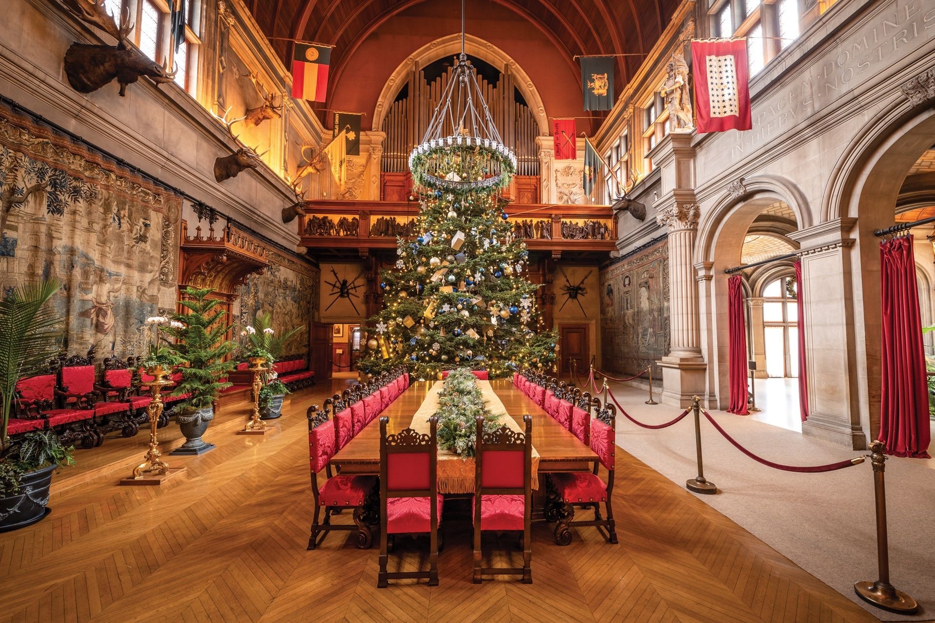Christmas at Biltmore Estate HD Wallpaper
