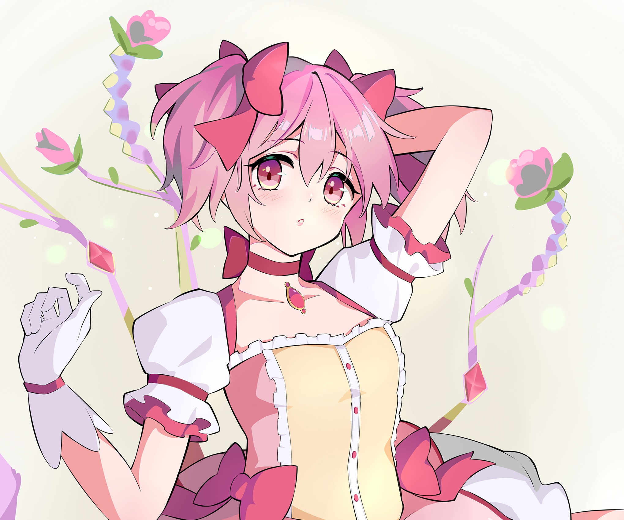 Madoka Kaname from Magia Record Mahou Shoujo Madoka ☆ Magica Gaiden HD Wallpaper