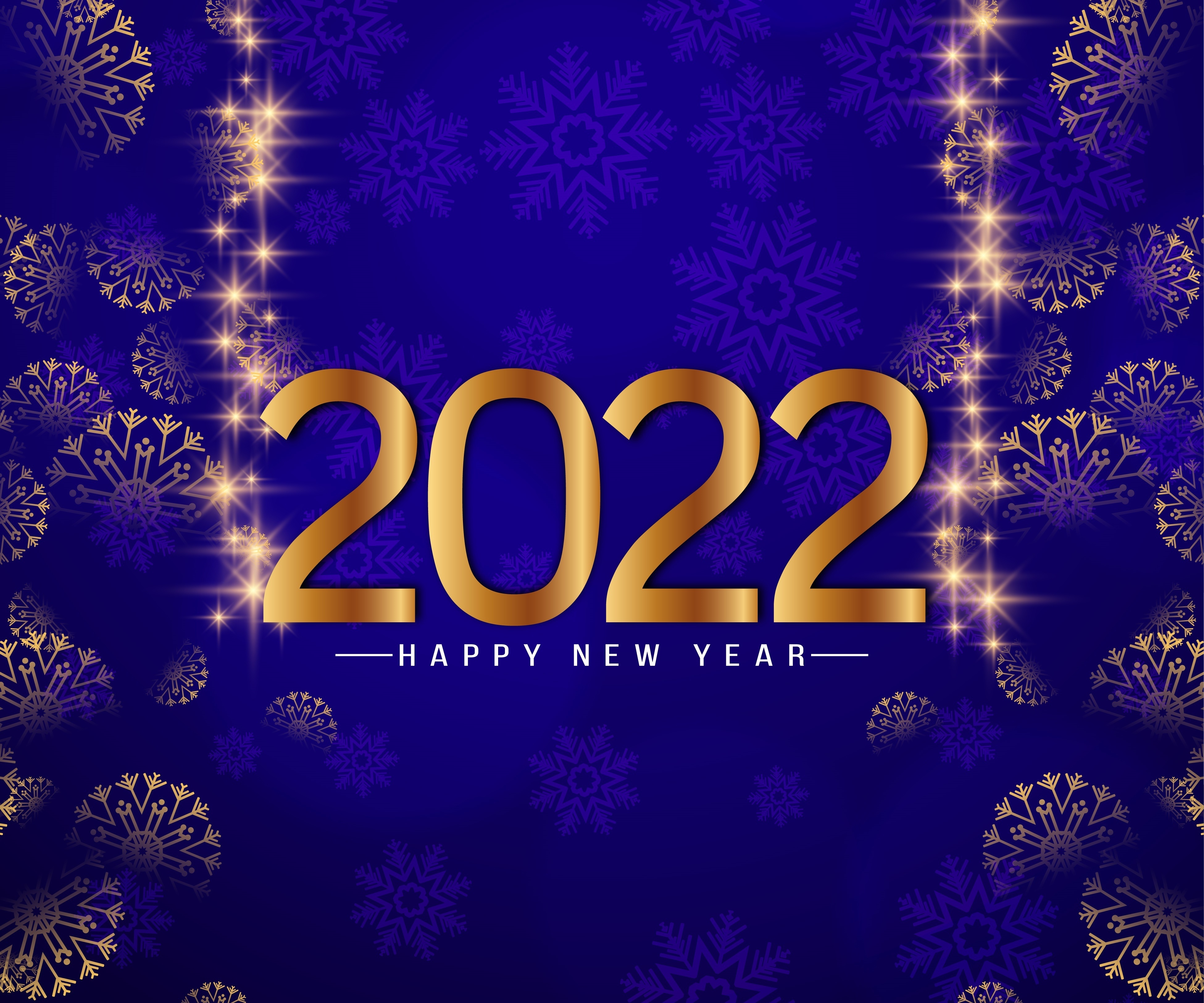 Happy New Year 2022 HD Wallpaper