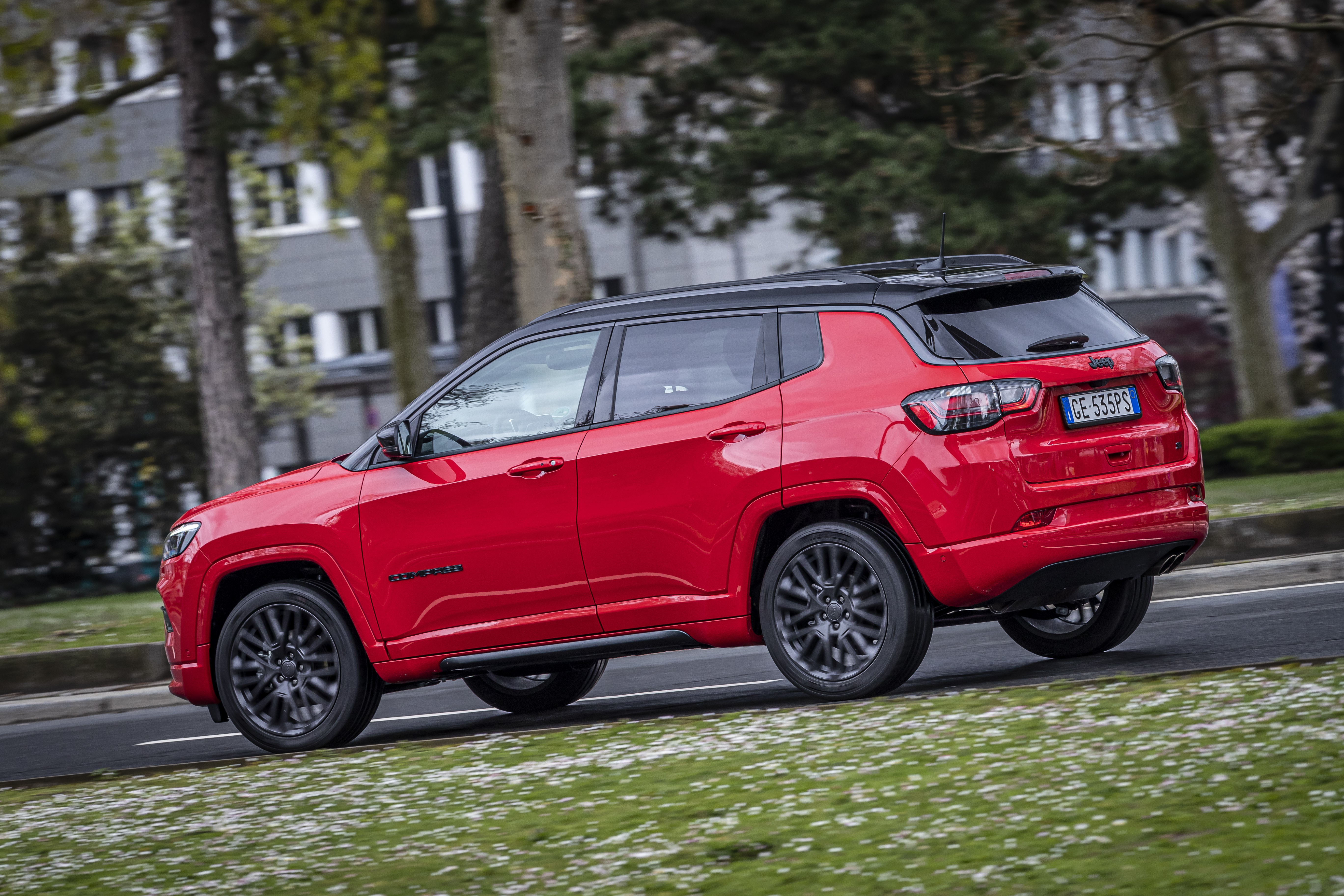 Red Jeep Compass S 4K HD Wallpaper