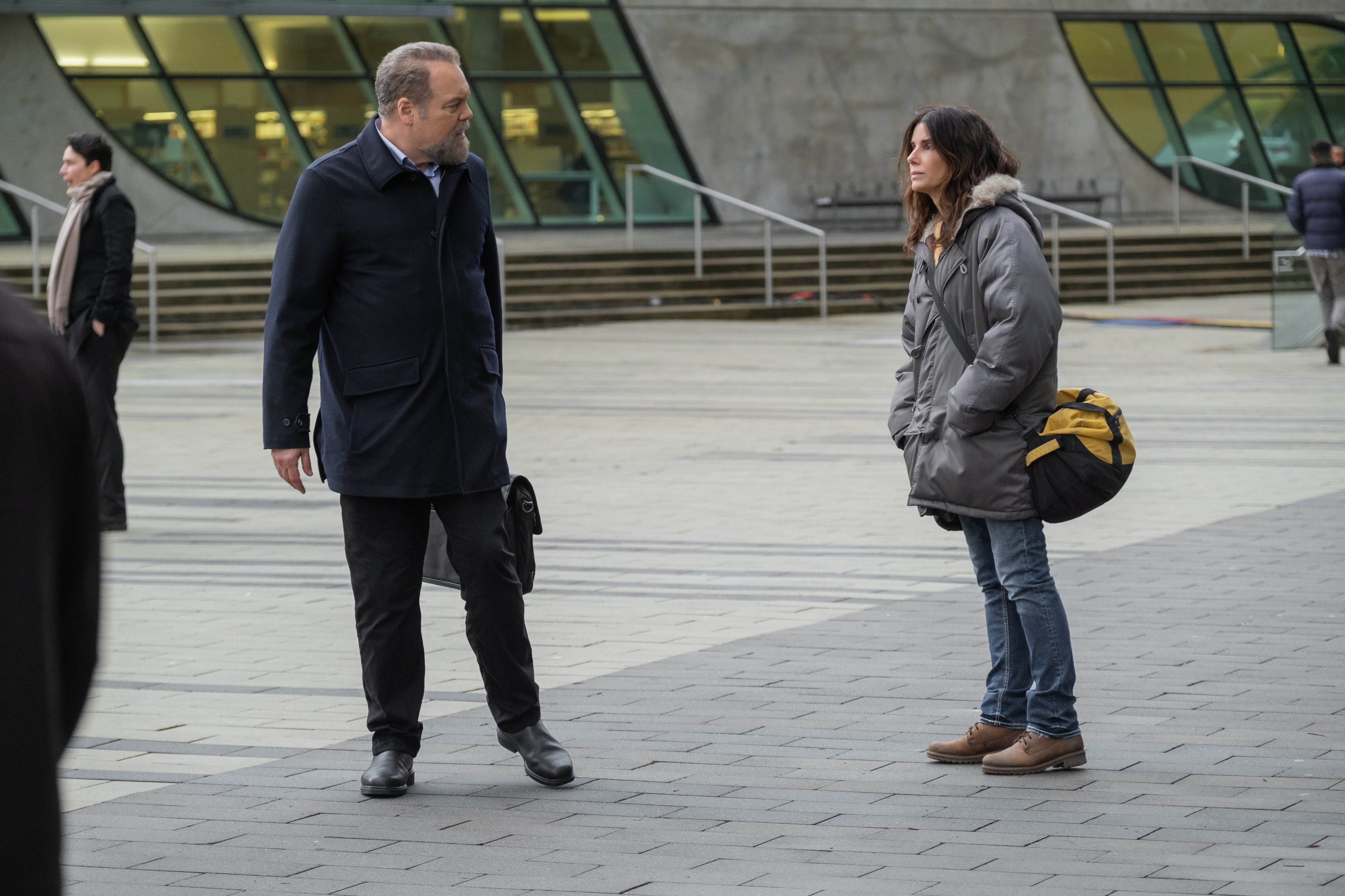 Vincent DOnofrio and Sandra Bullock in The Unforgivable 4K HD Wallpaper