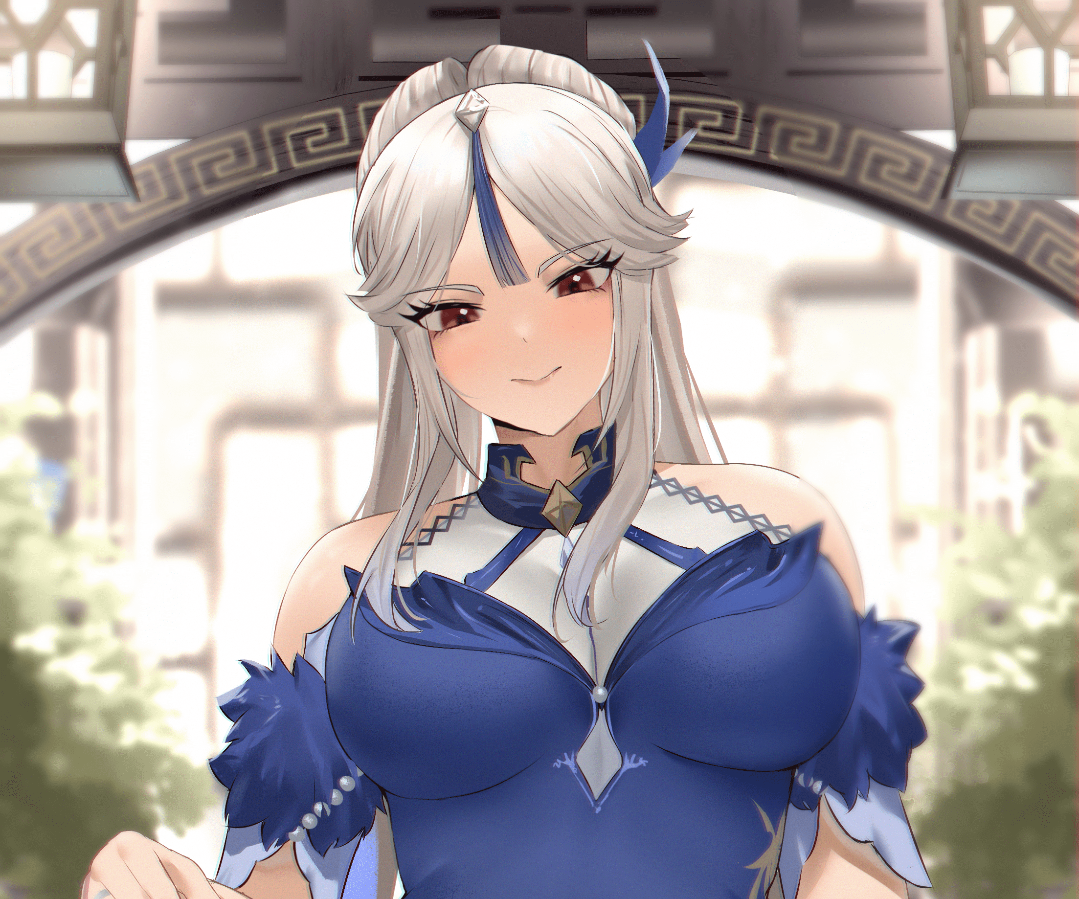 Ningguang from Genshin Impact HD Wallpaper